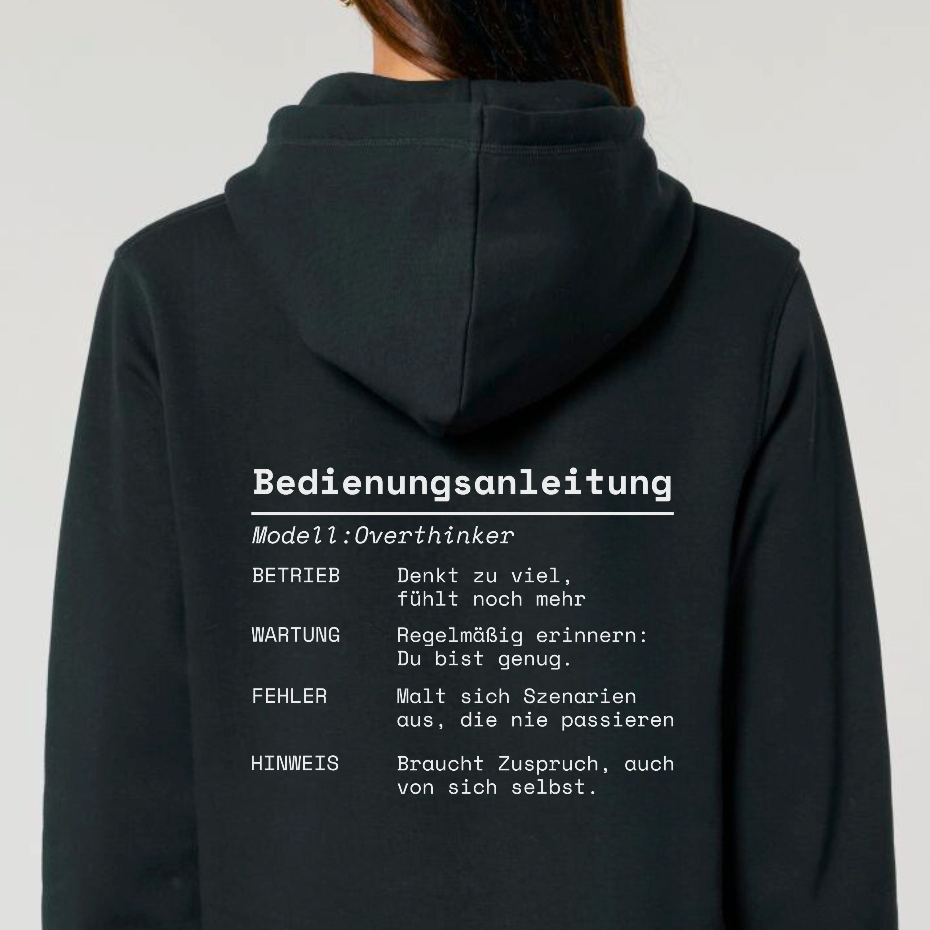 Bedienungsanleitung Kämpferin / Kämpfer - Bio Unisex Hoodie