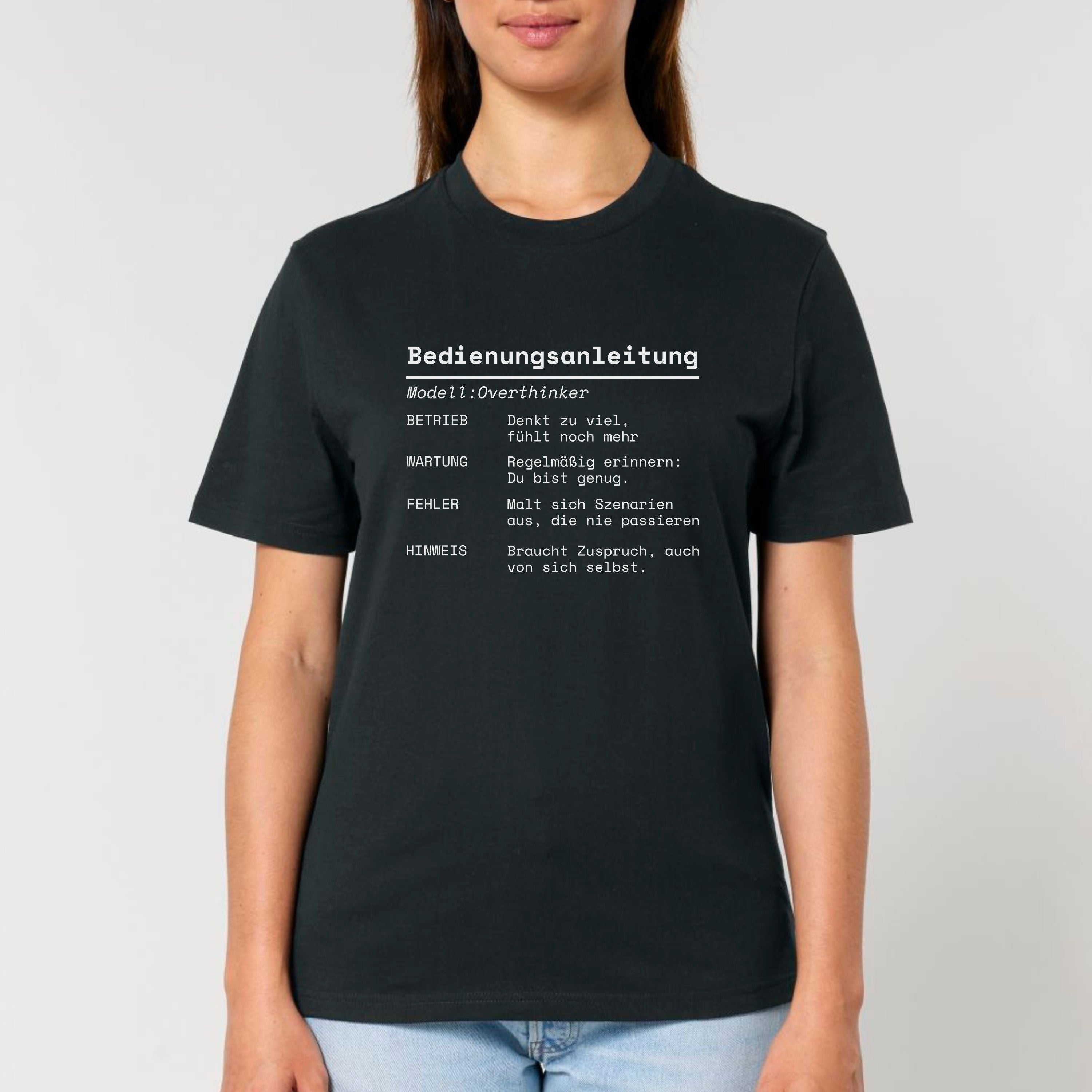 Bedienungsanleitung Overthinker - Bio Unisex T-Shirt