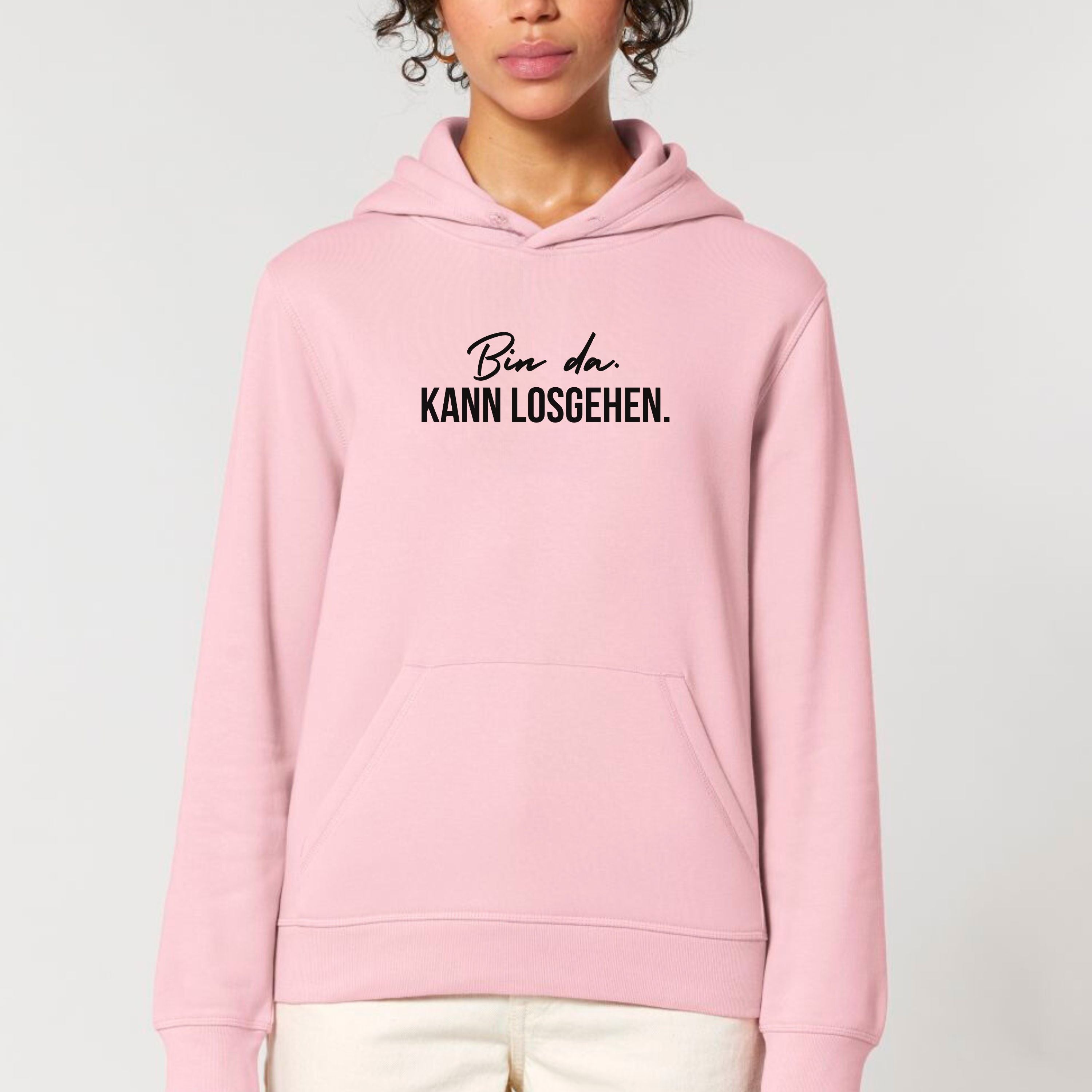 Bin da. Kann losgehen. - Bio Unisex Hoodie