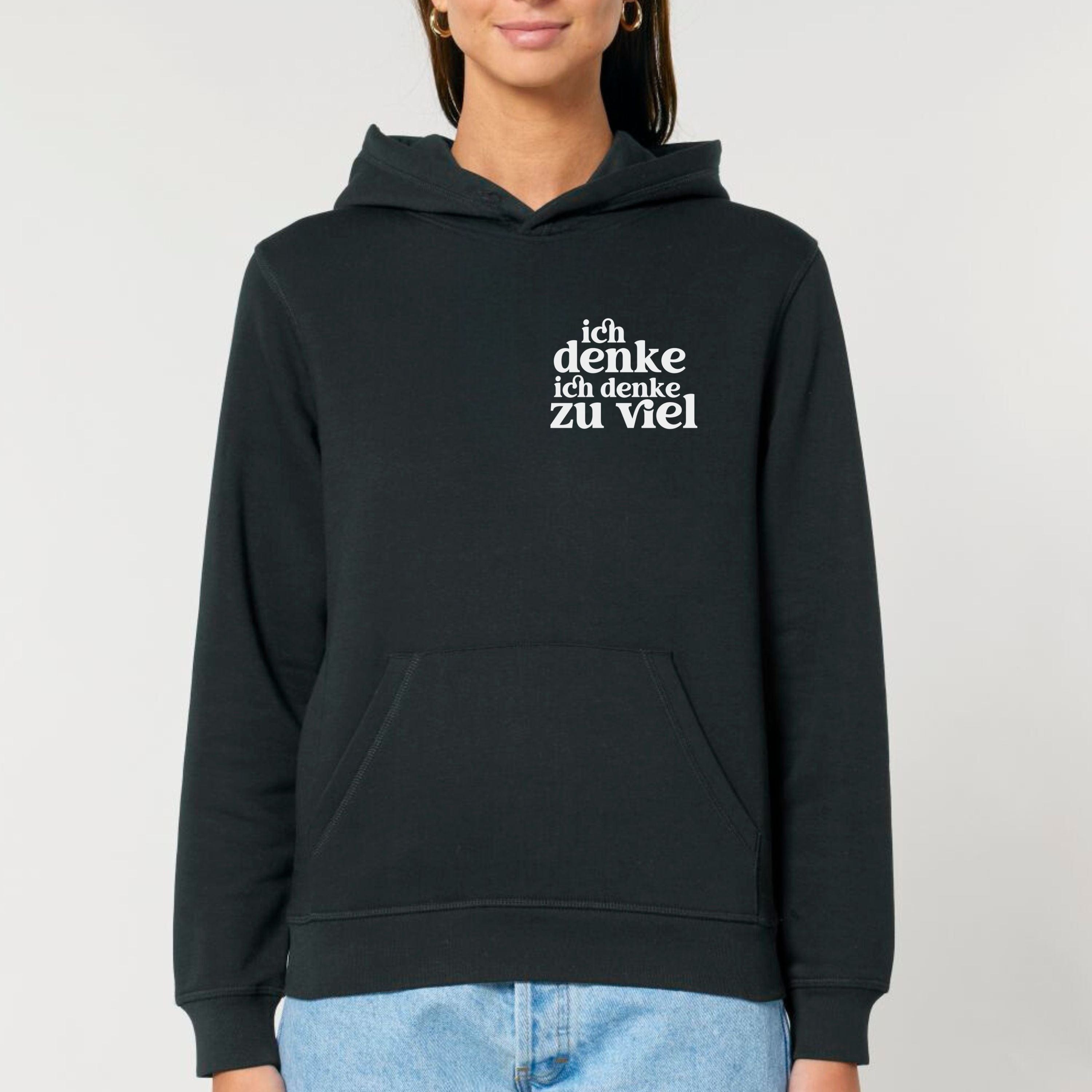 moteevation Ich denke ich denke zu viel - Bio Unisex Hoodie