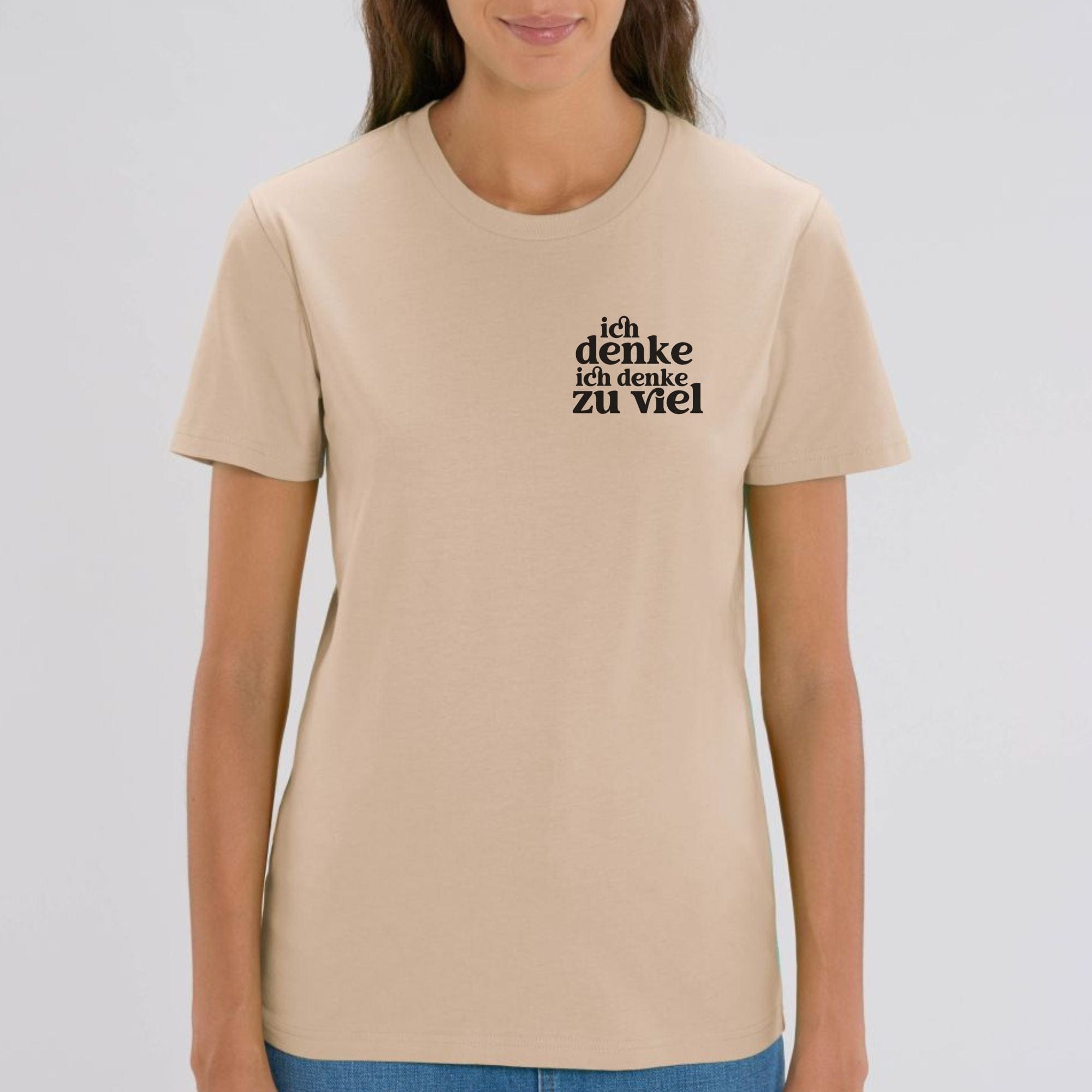 moteevation Ich denke ich denke zu viel - Bio Unisex T-Shirt