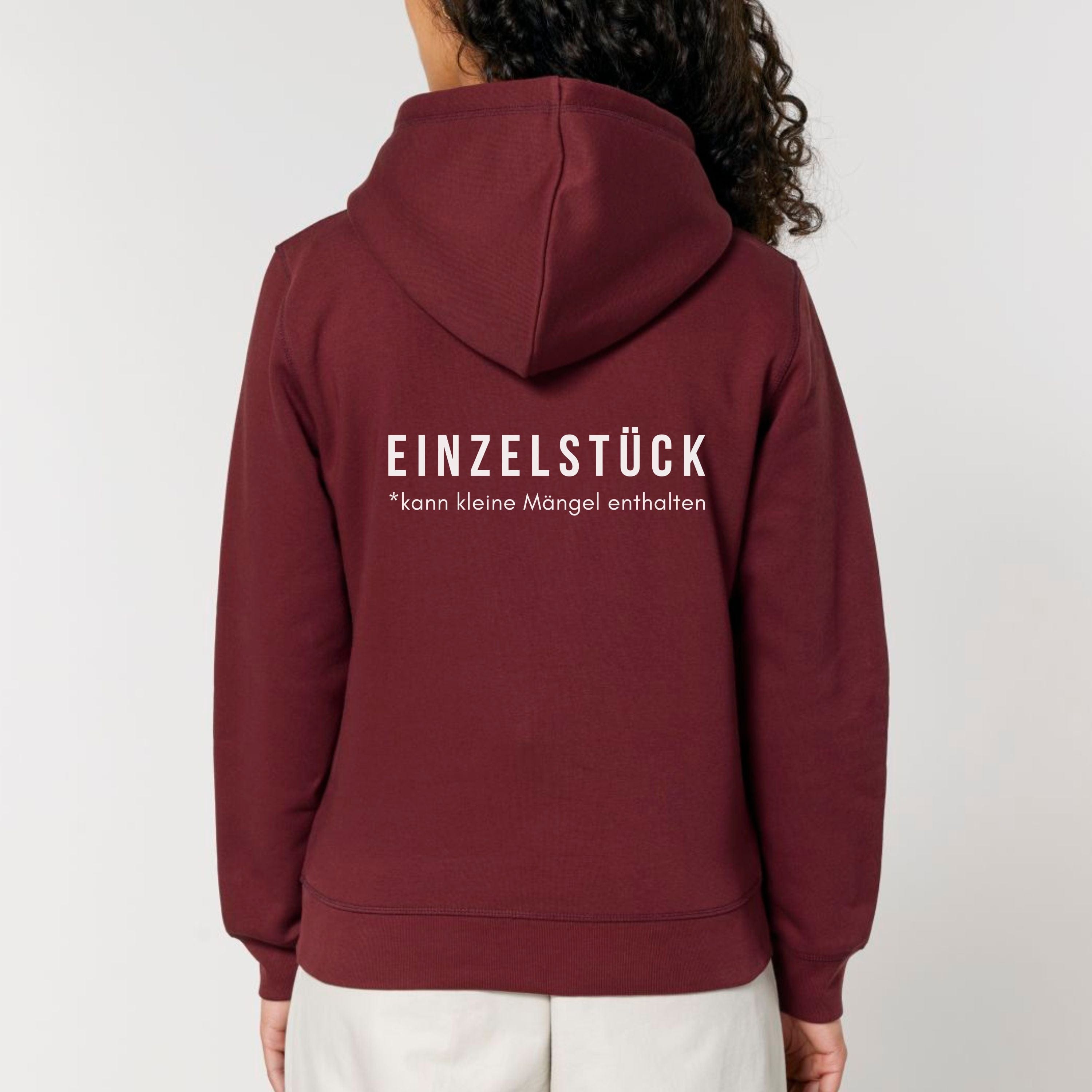 Einzelstück - Bio Unisex Hoodie (beidseitig)
