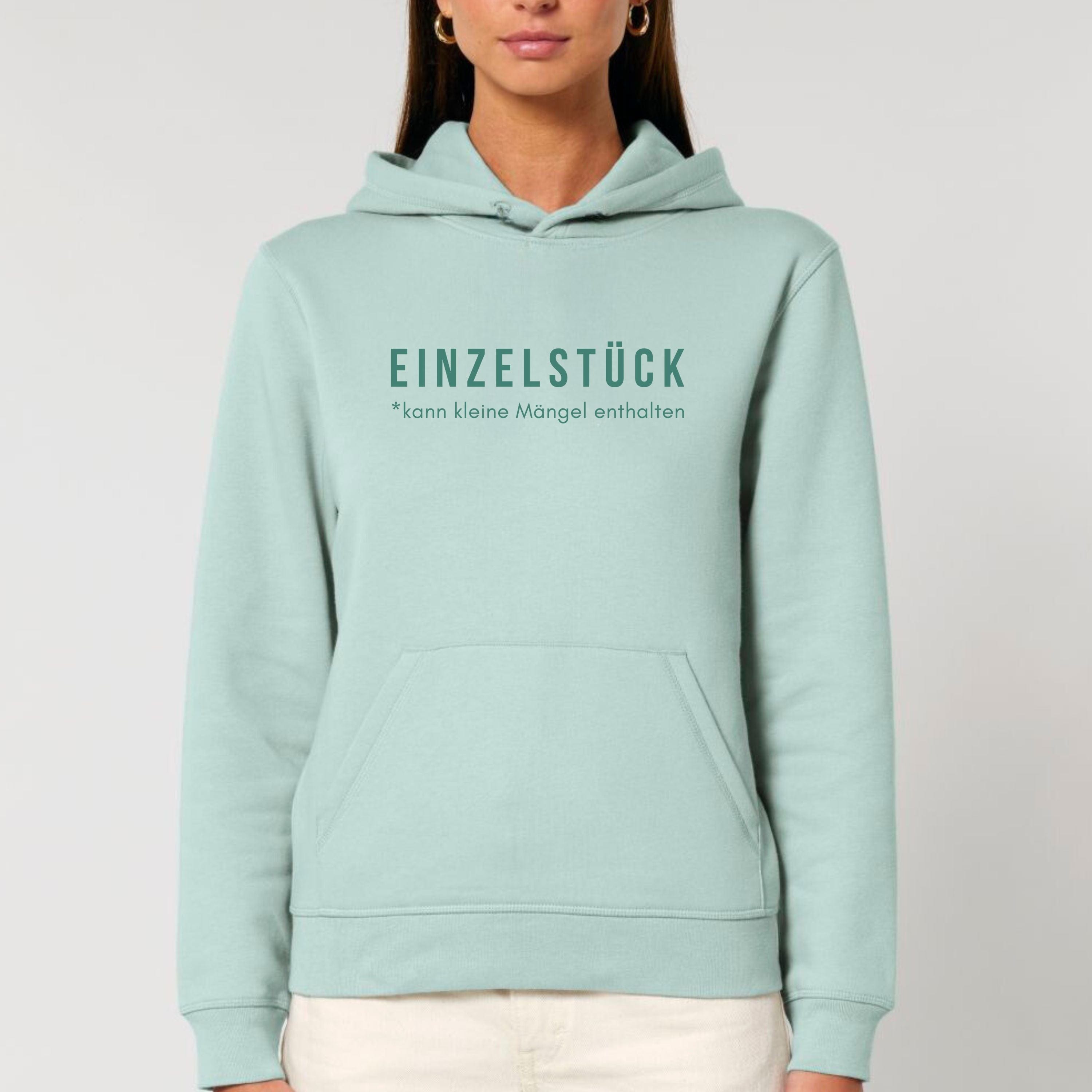 moteevation Einzelstück (Monochrom) - Bio Unisex Hoodie Caribbean Blue / XS