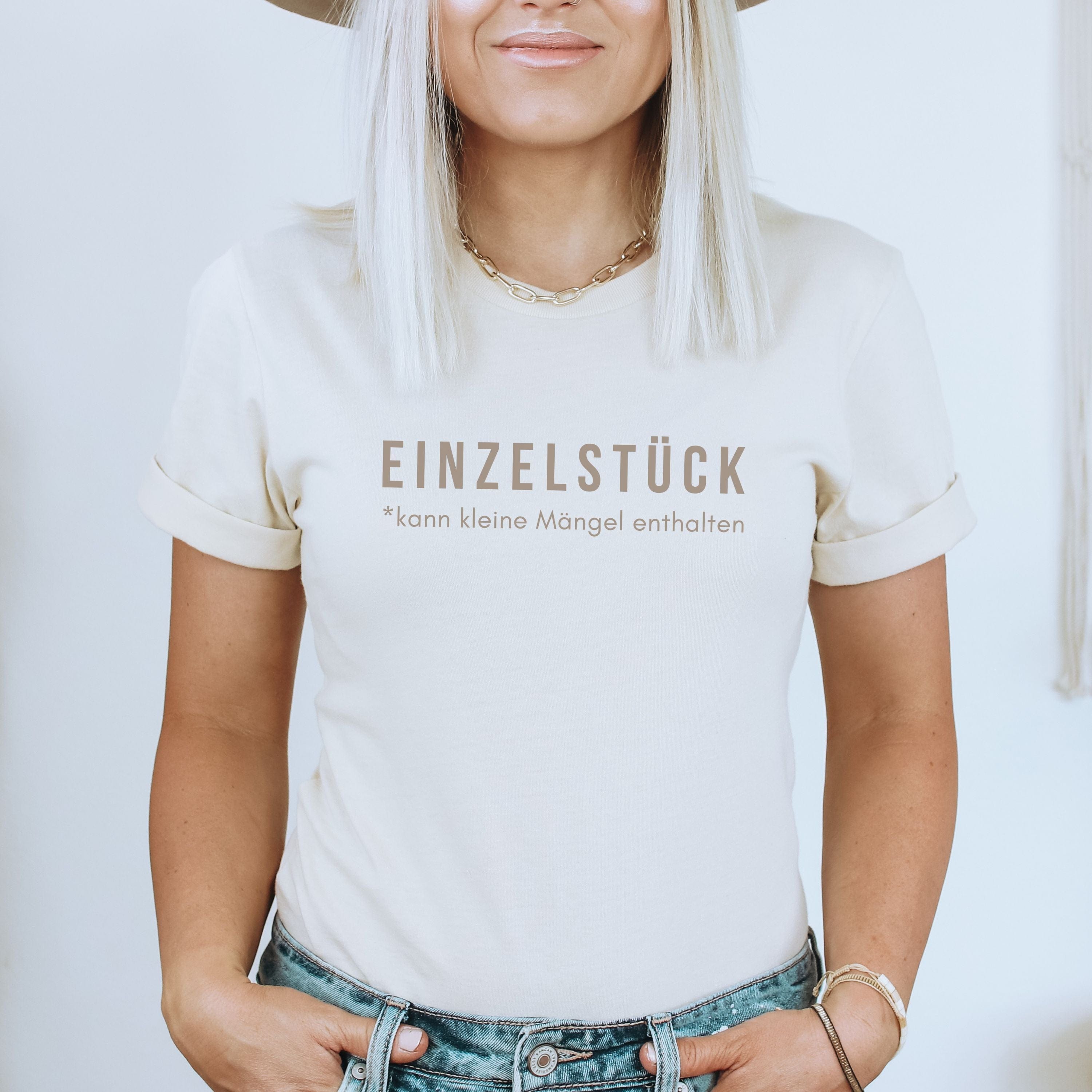 moteevation Einzelstück (Monochrom) - Bio Unisex T-Shirt Vintage White / XS