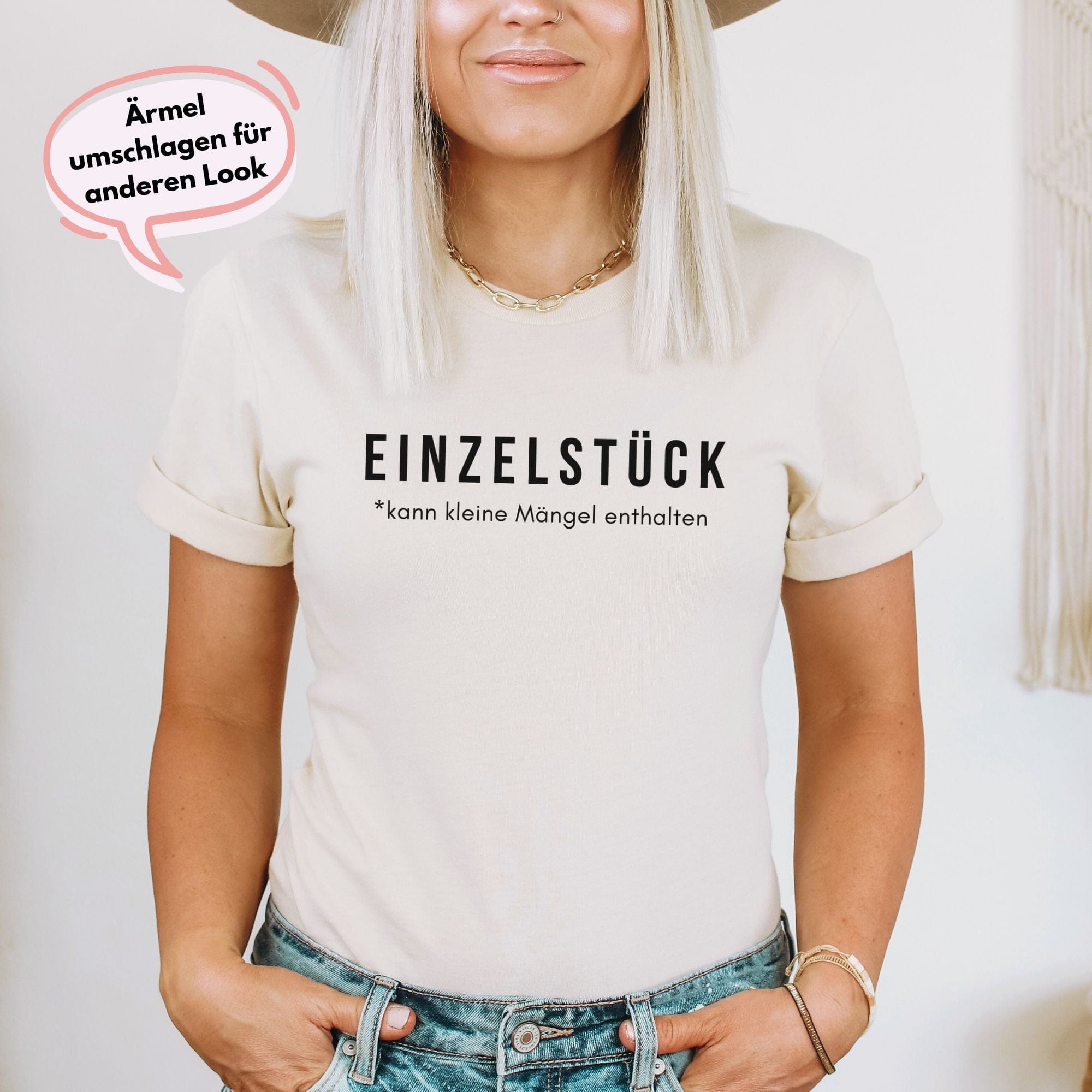 moteevation Einzelstück - Bio Unisex T-Shirt Vintage White / S