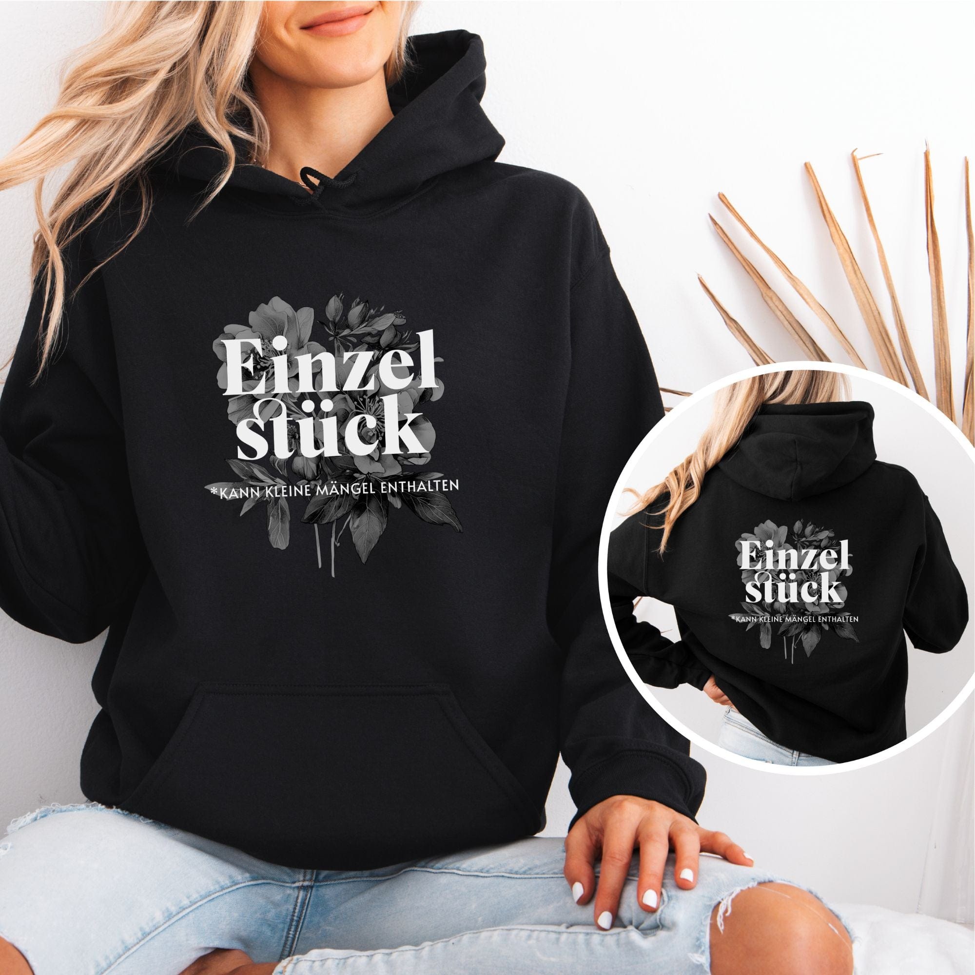 Einzelstück (Special Edition 1) - Bio Unisex Hoodie (beidseitig)