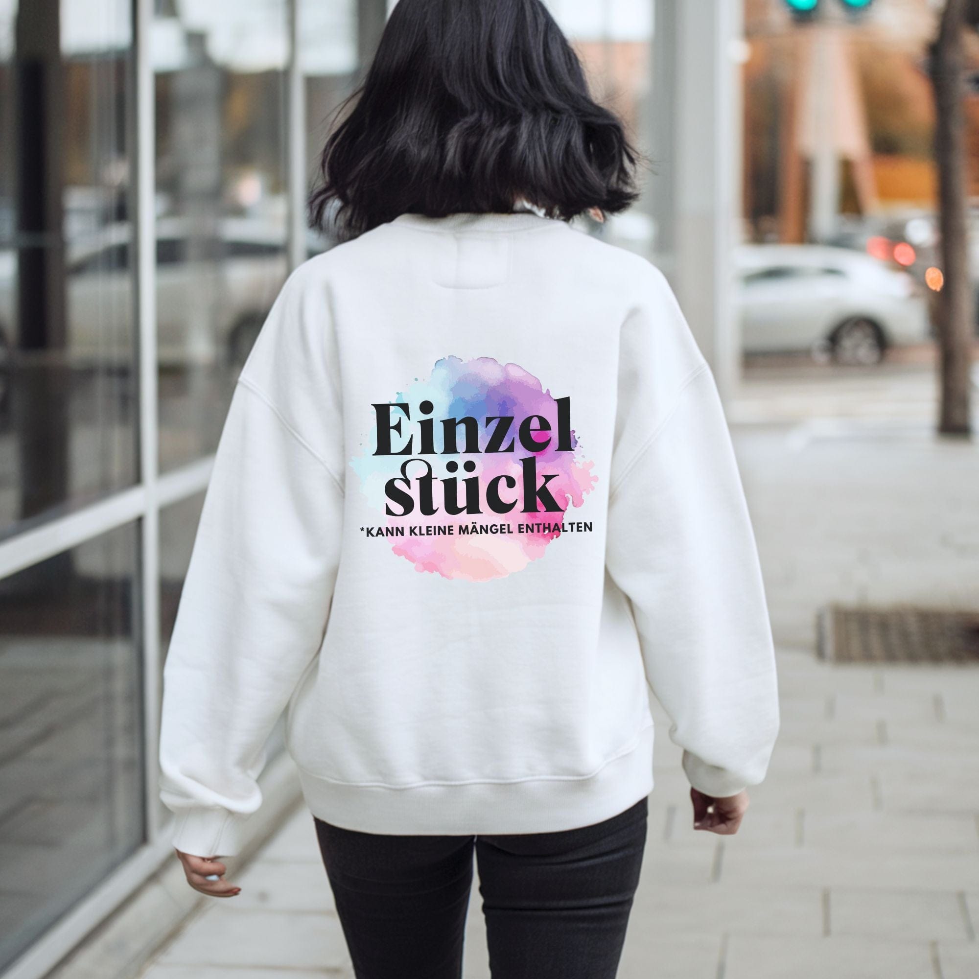 moteevation Einzelstück (Special Edition 2) - Bio Unisex Sweatshirt White / XS