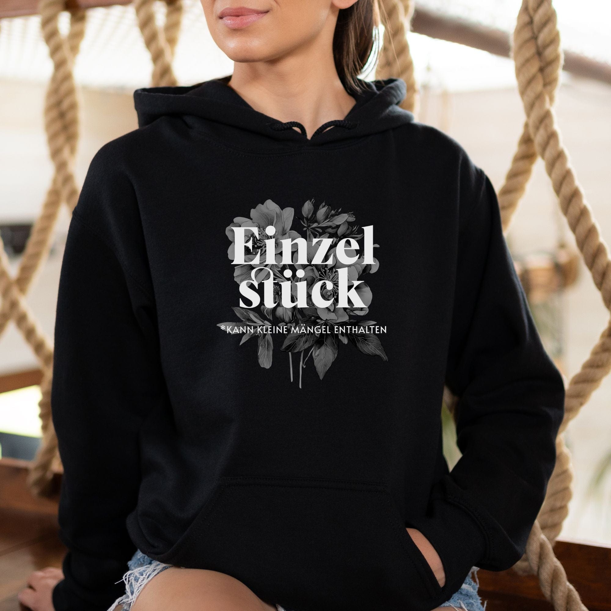 moteevation Einzelstück (Special Edition) - Bio Unisex Hoodie Black / XS