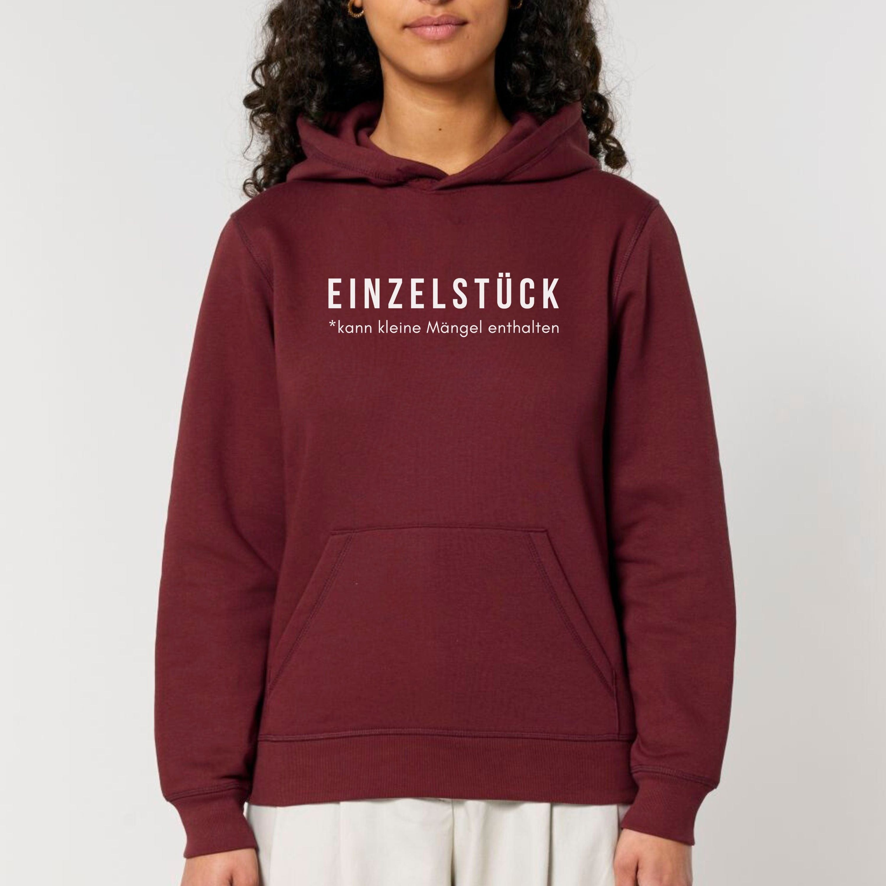 moteevation Einzelstück - Bio Unisex Hoodie Burgundy / XS