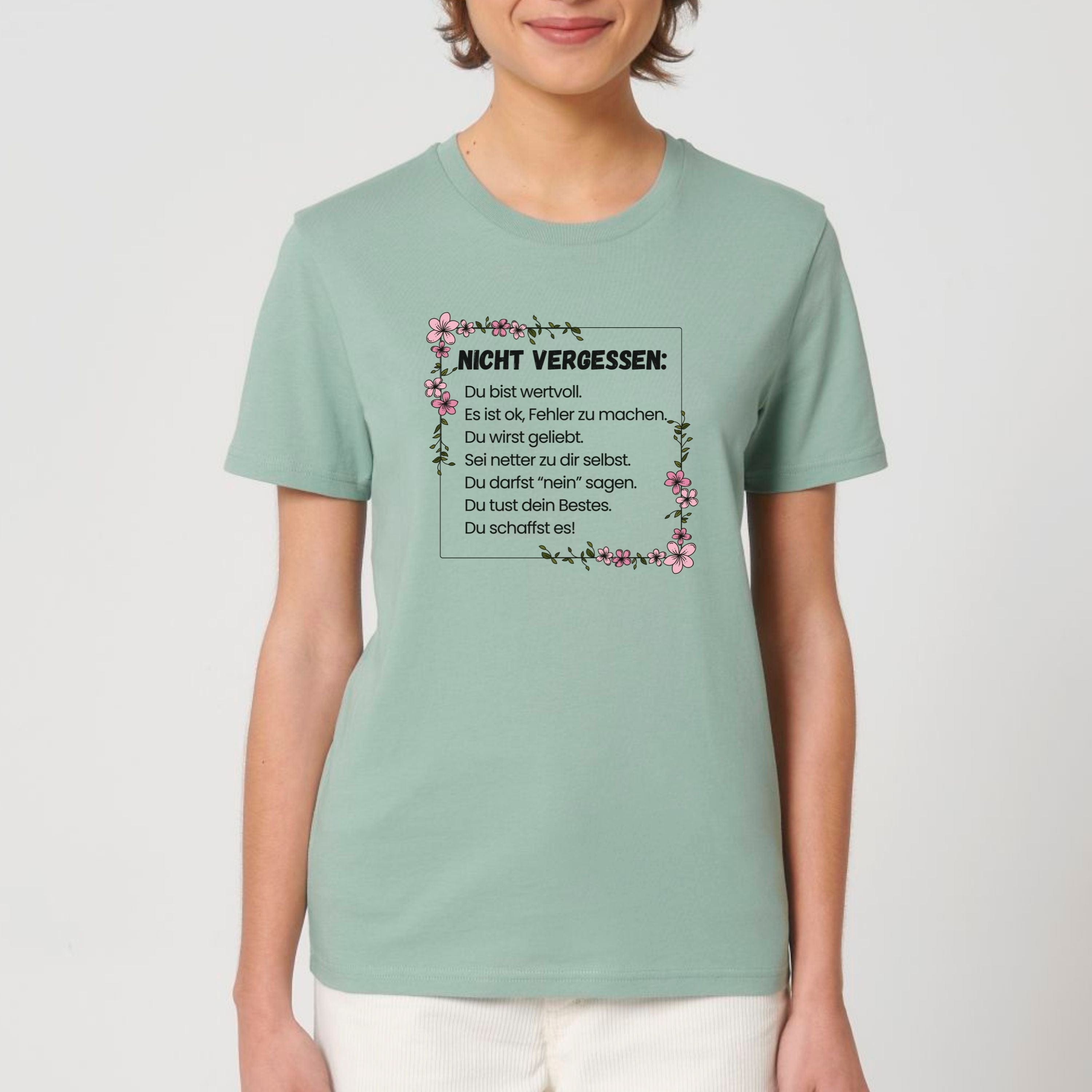 moteevation Erinnerung - Bio Unisex T-Shirt Aloe / XS