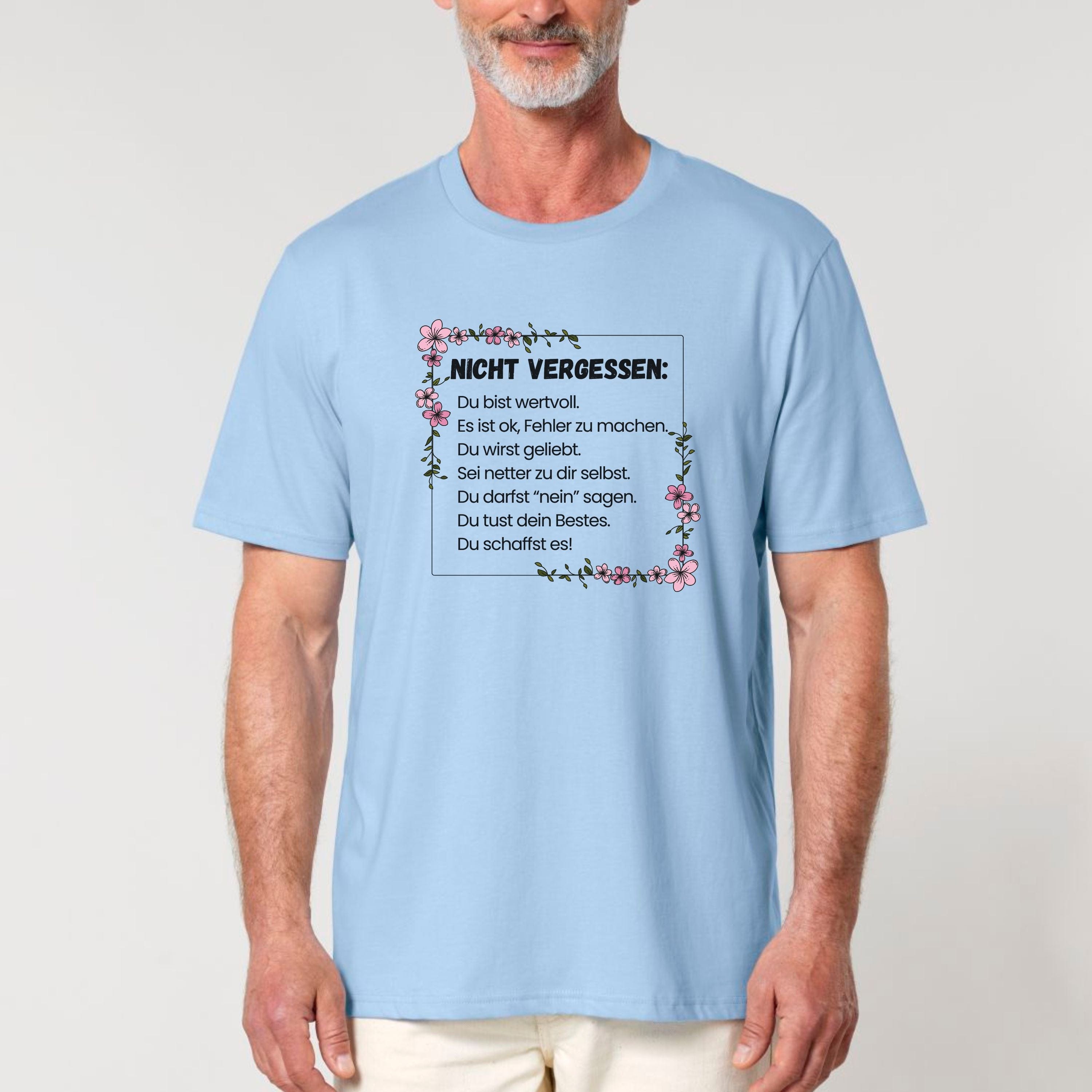 moteevation Erinnerung - Bio Unisex T-Shirt Blue Soul / XS