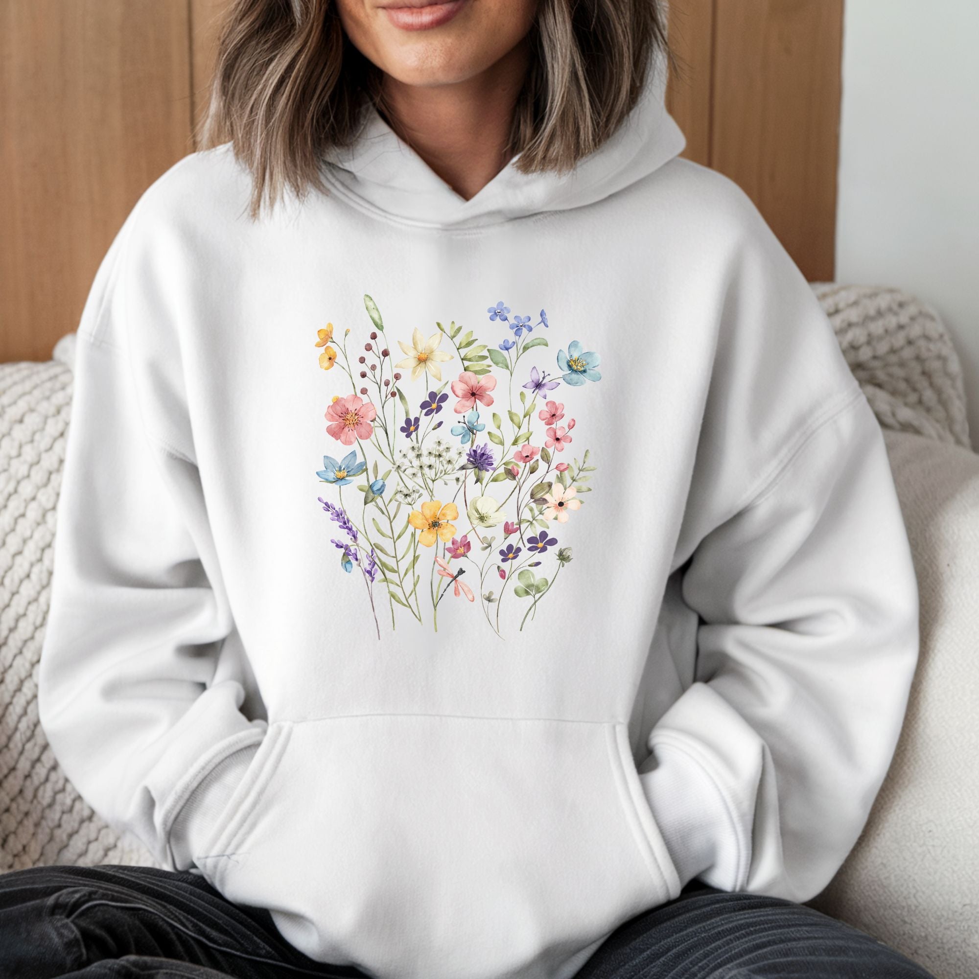 Flowers - Bio Unisex Hoodie