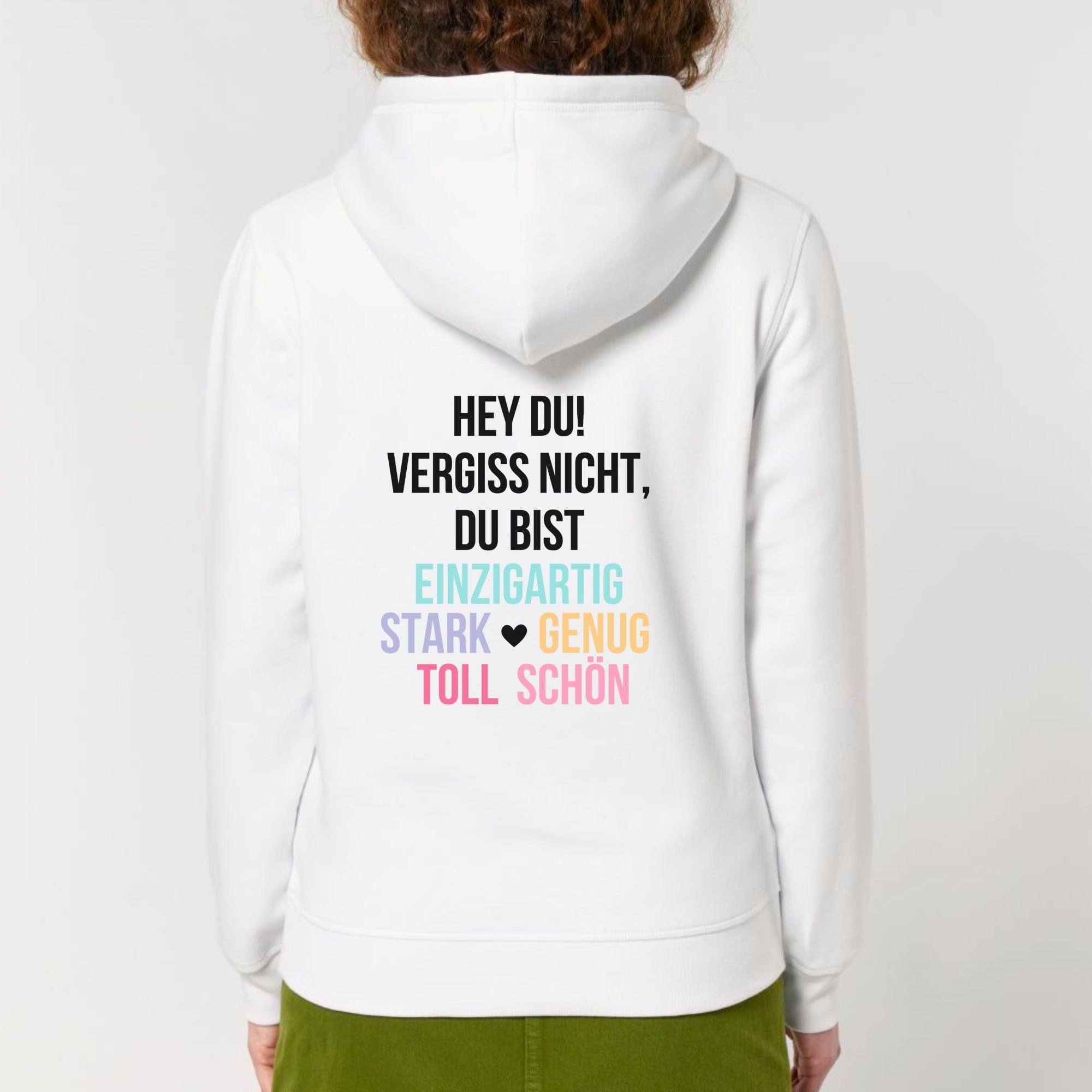 moteevation Hey du - Bio Unisex Hoodie