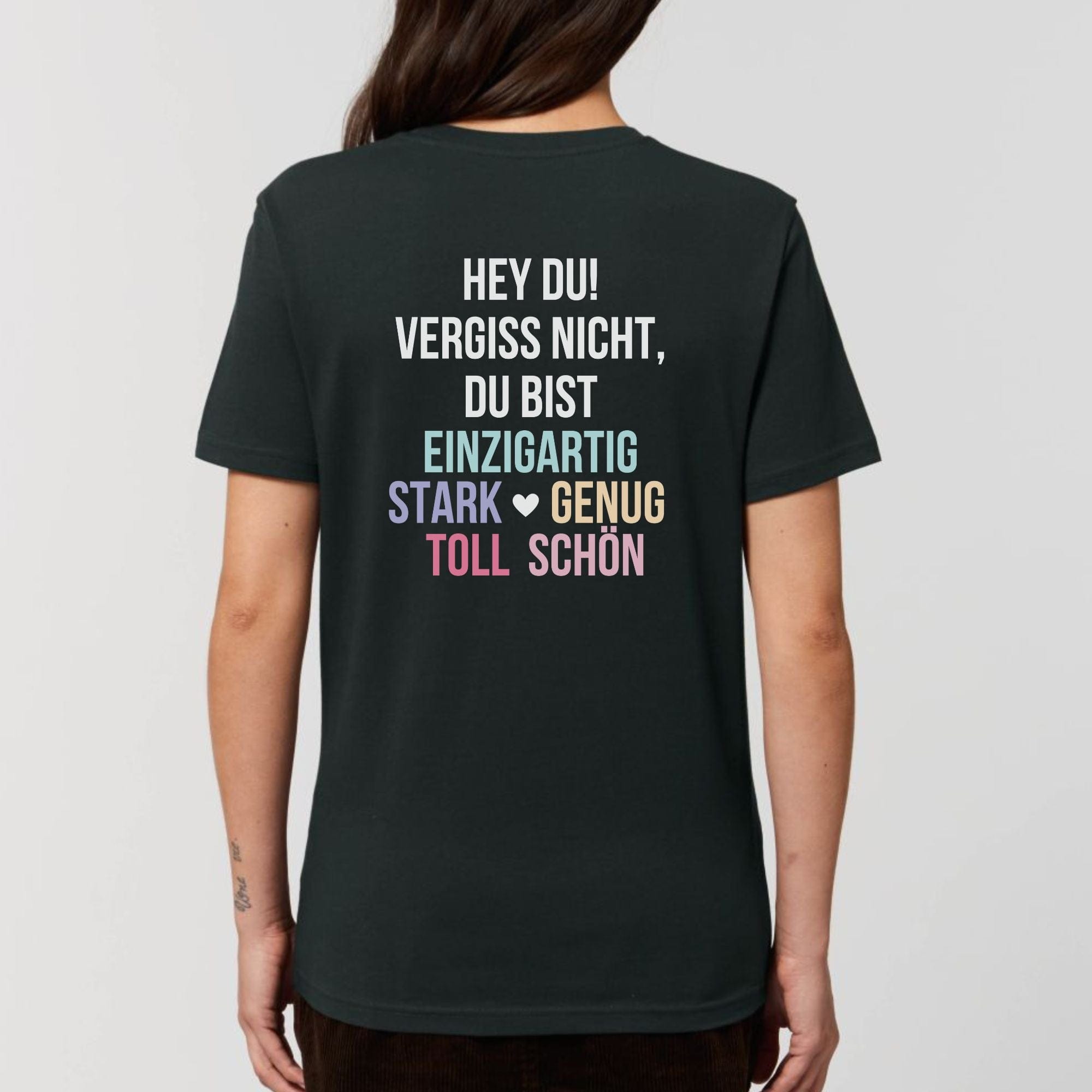 moteevation Hey du - Bio Unisex T-Shirt