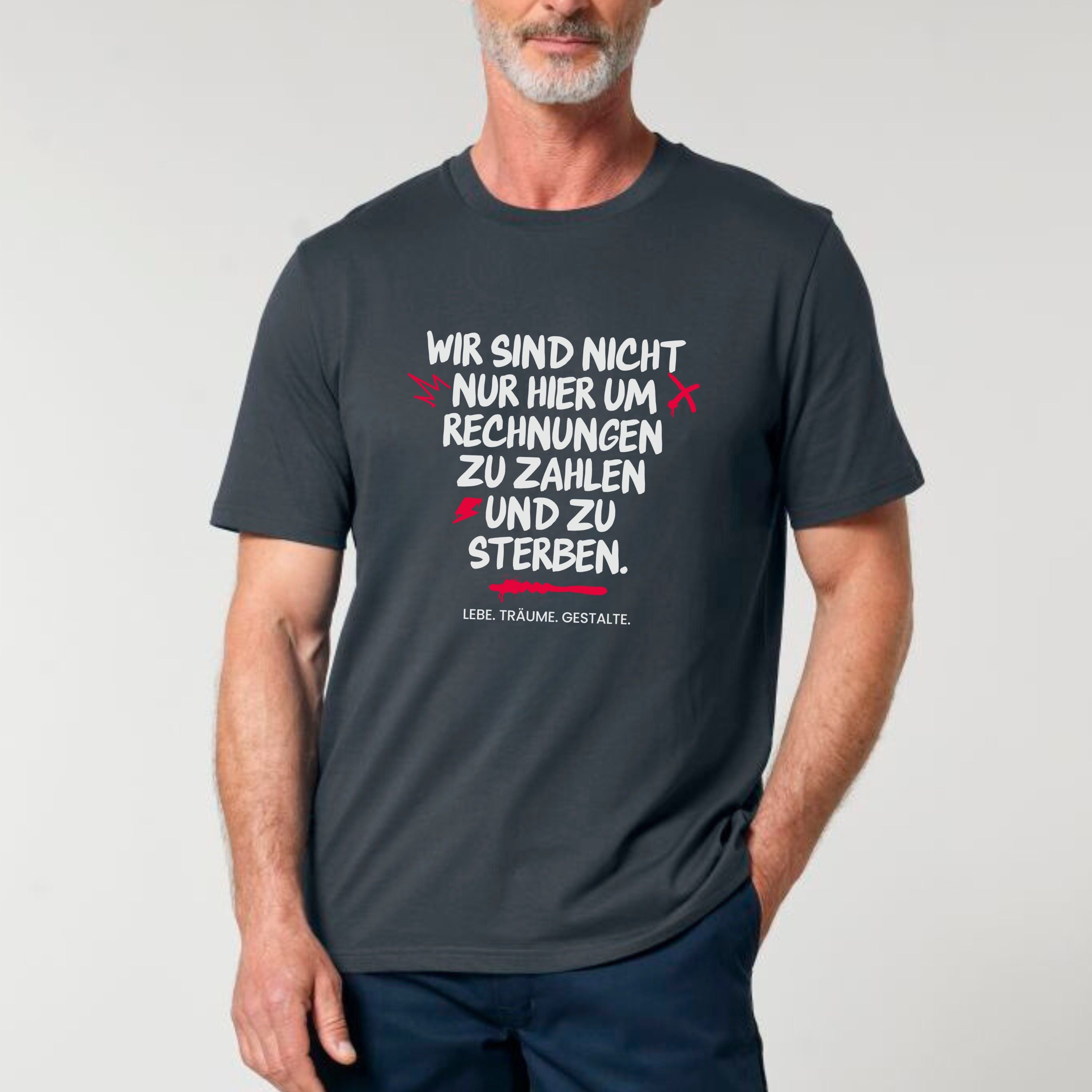Hier für mehr - Bio Unisex T-Shirt