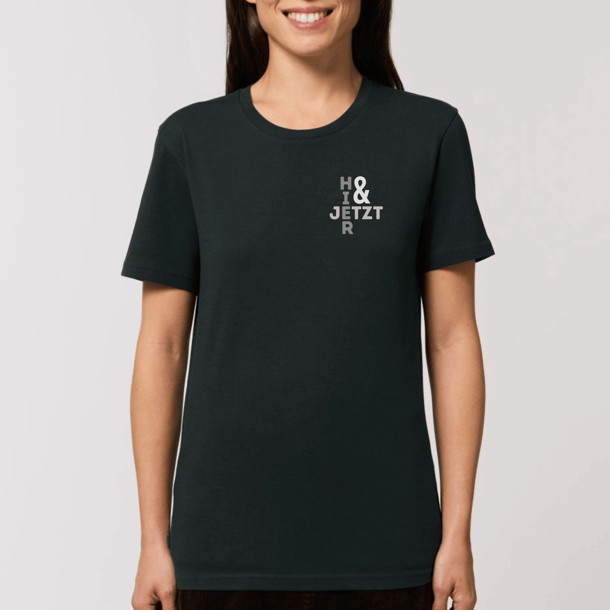 moteevation Hier & jetzt - Bio Unisex T-Shirt