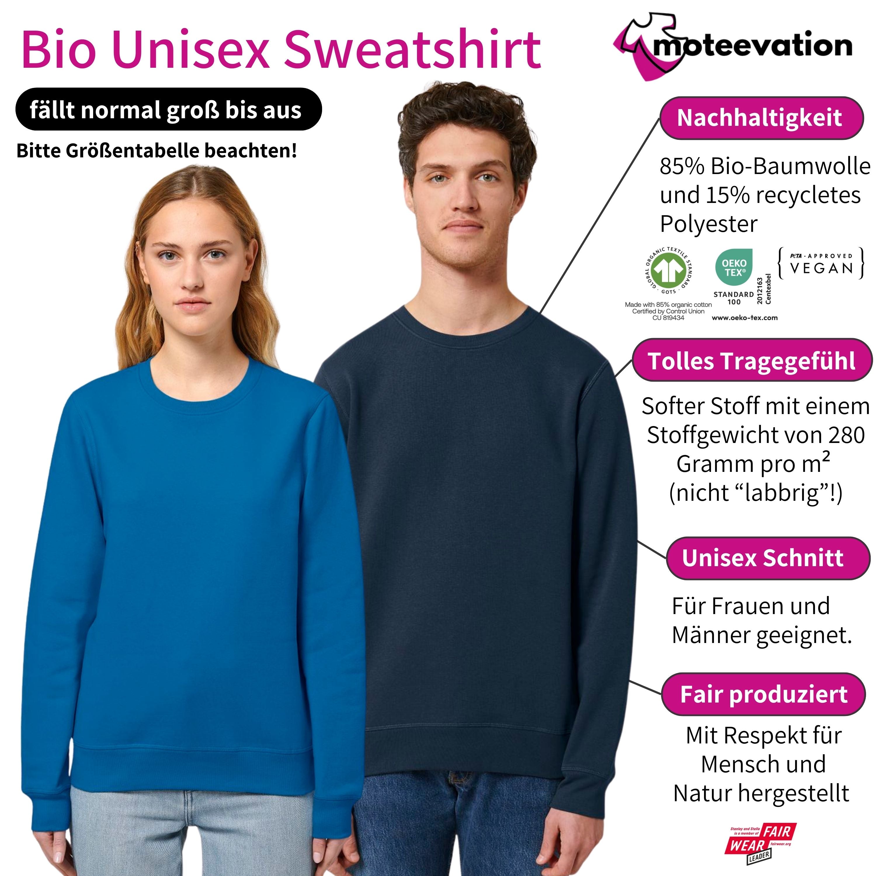Bedienungsanleitung Overthinker - Bio Unisex Sweatshirt