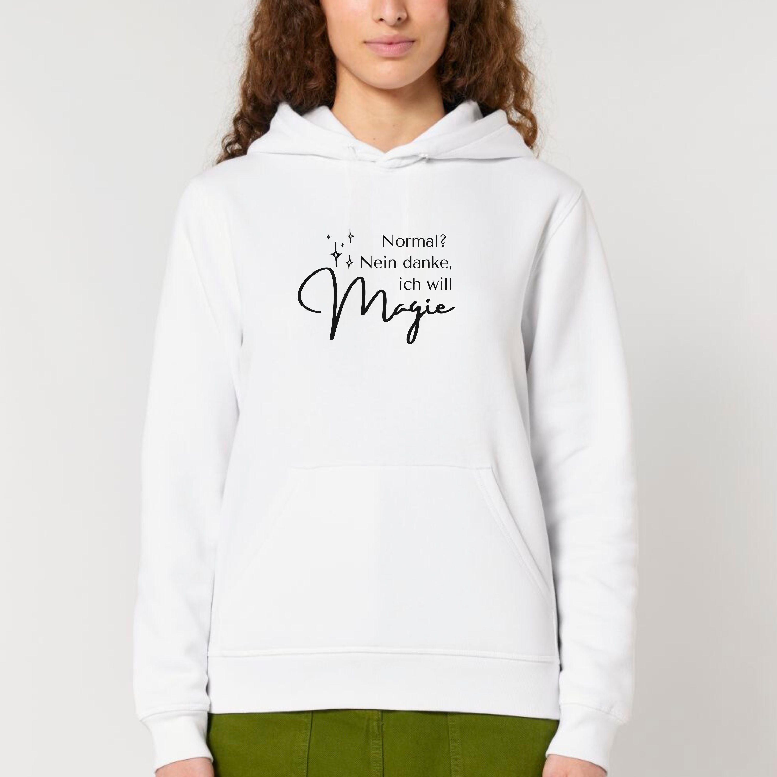 Normal? Nein danke, ich will Magie - Bio Unisex Hoodie