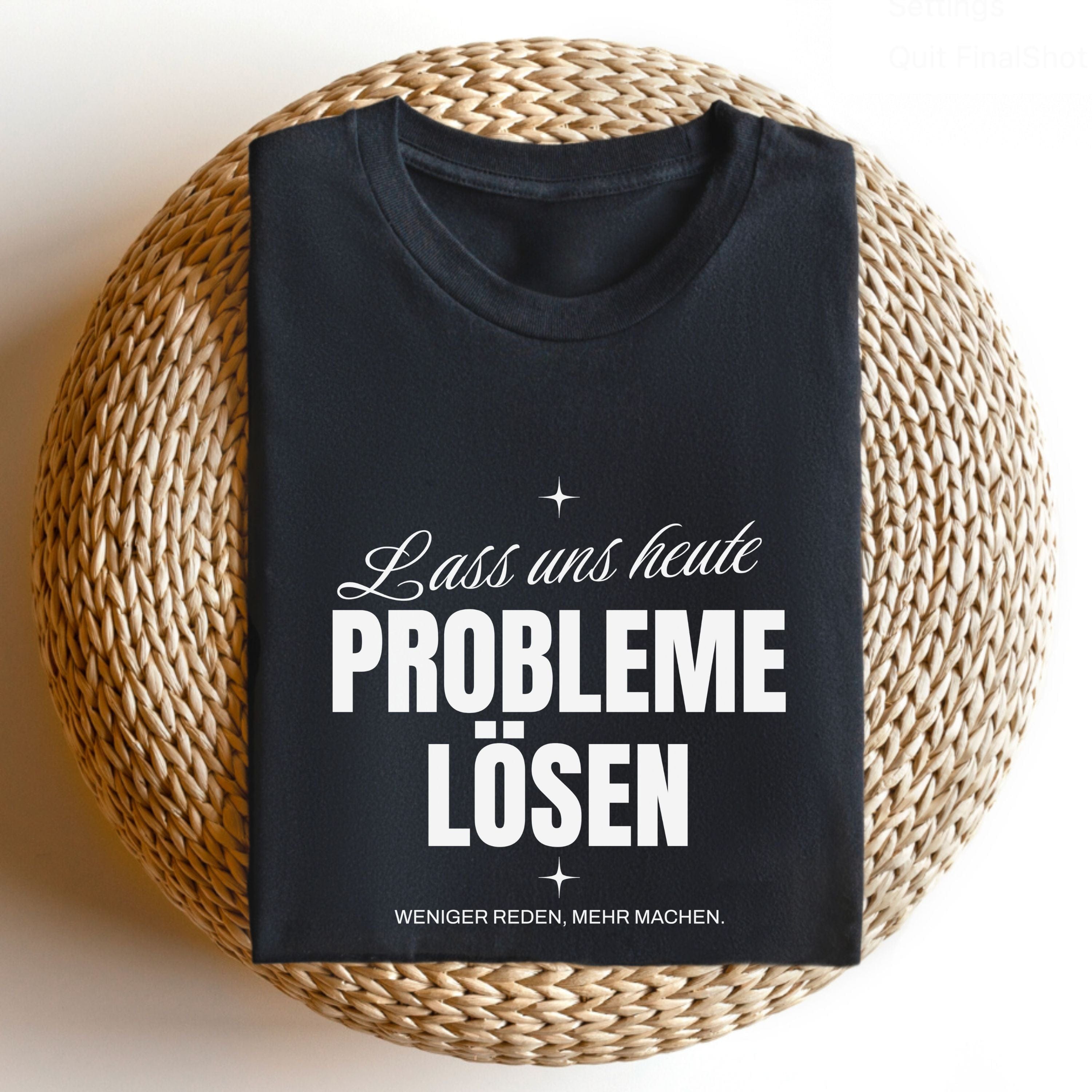 moteevation Probleme lösen - Bio Unisex T-Shirt