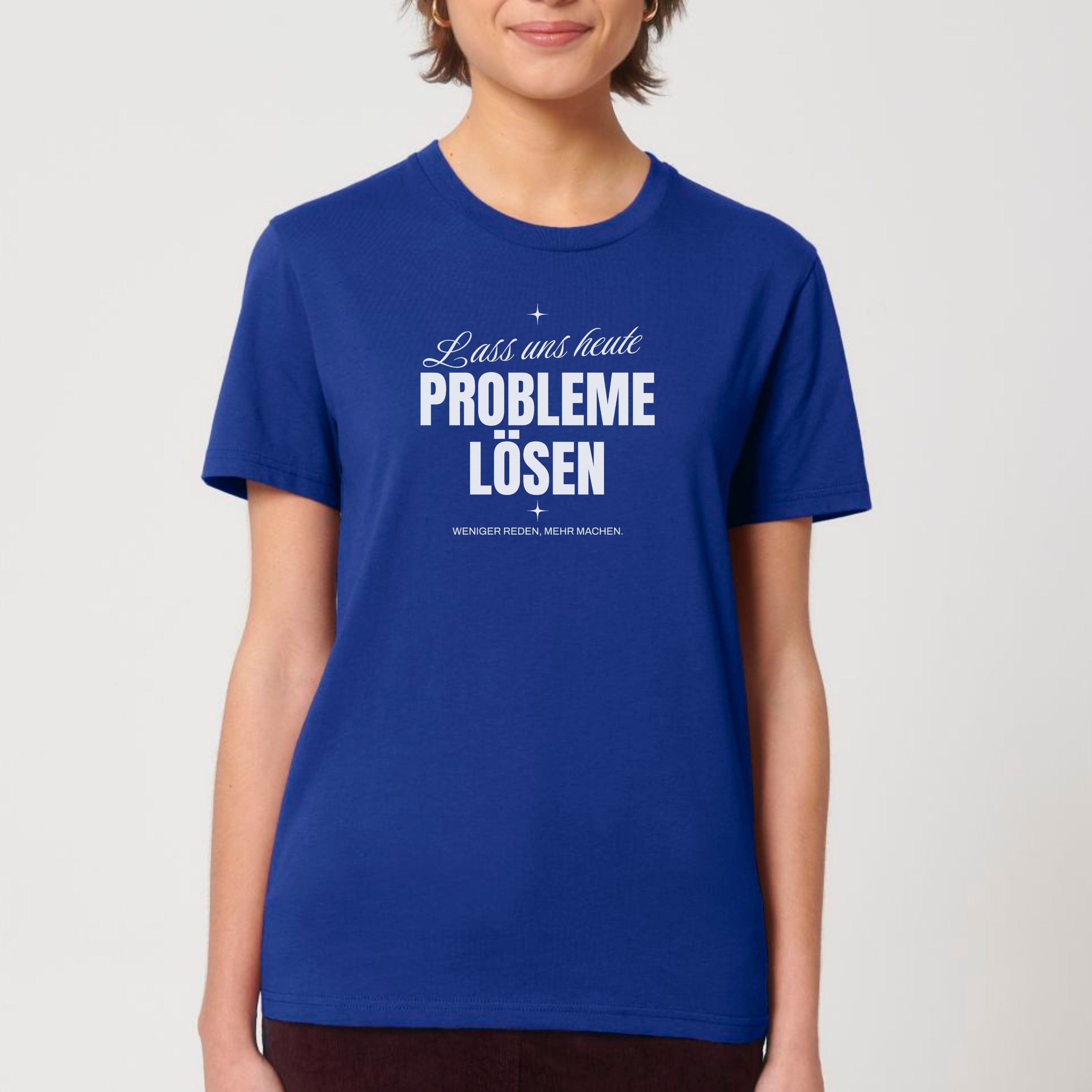 moteevation Probleme lösen - Bio Unisex T-Shirt Worker Blue / XS