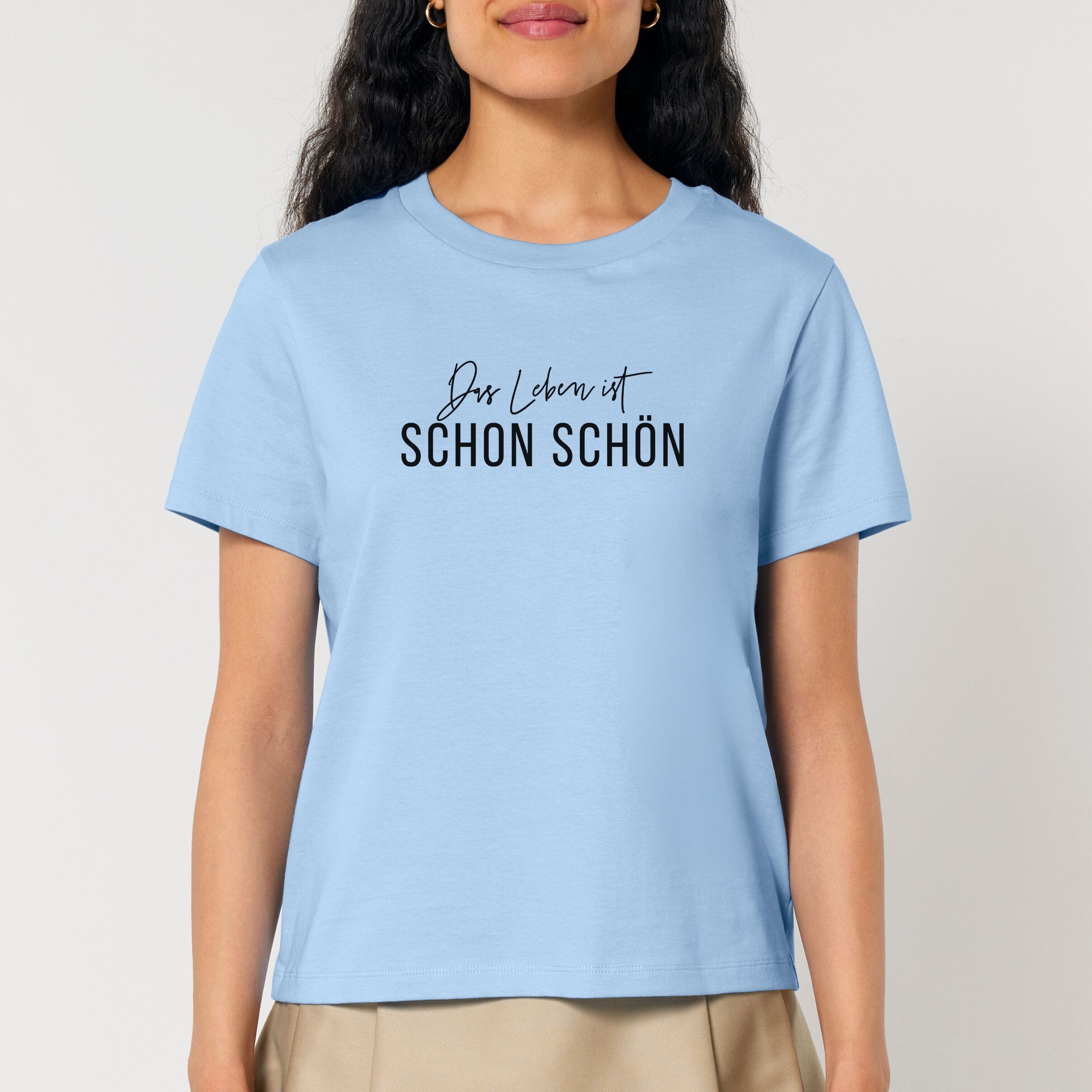 moteevation Das Leben ist schon schön - Bio Frauen T-Shirt Blue Soul / XS