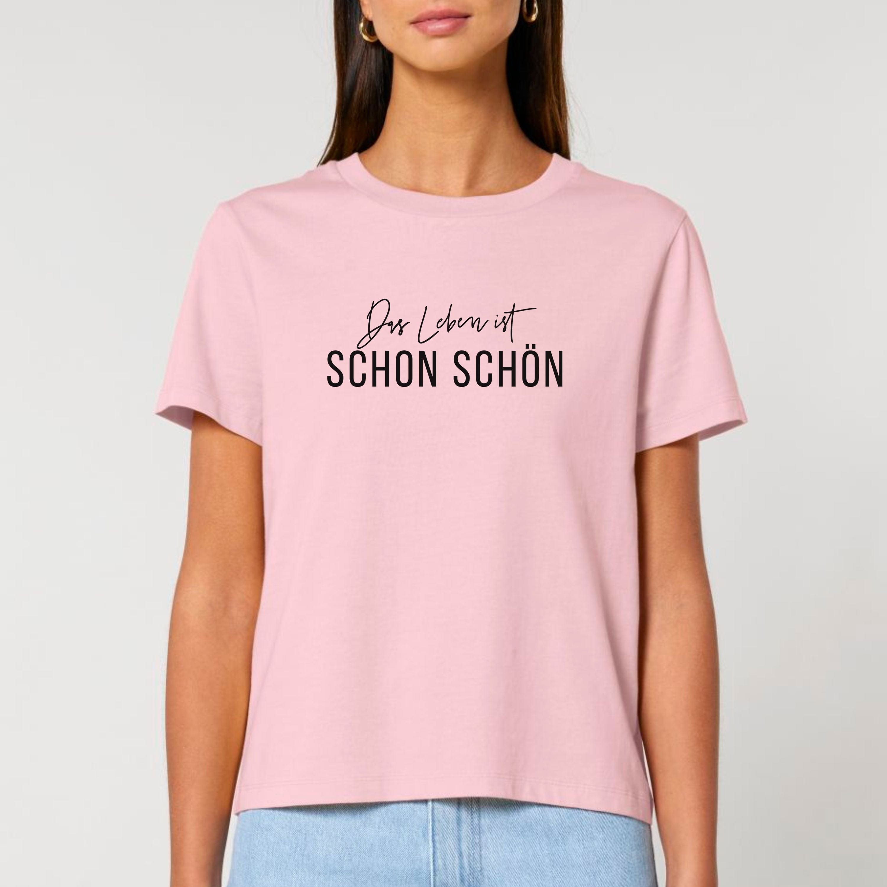 moteevation Das Leben ist schon schön - Bio Frauen T-Shirt Cotton Pink / XS
