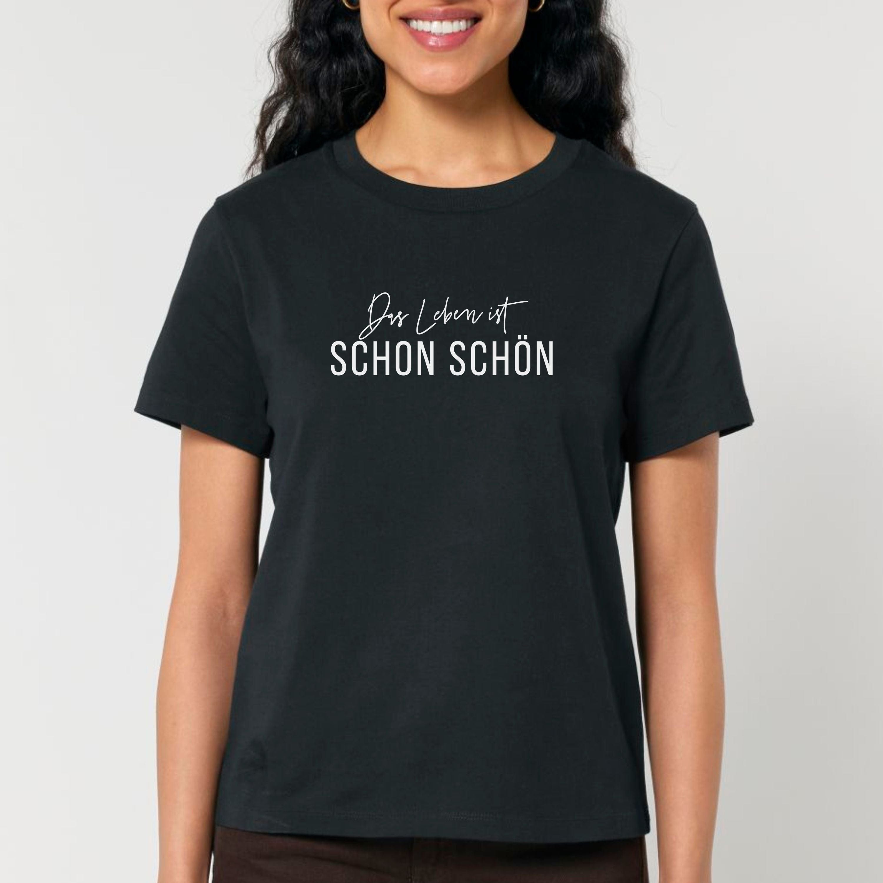 moteevation Das Leben ist schon schön - Bio Frauen T-Shirt Black / XS