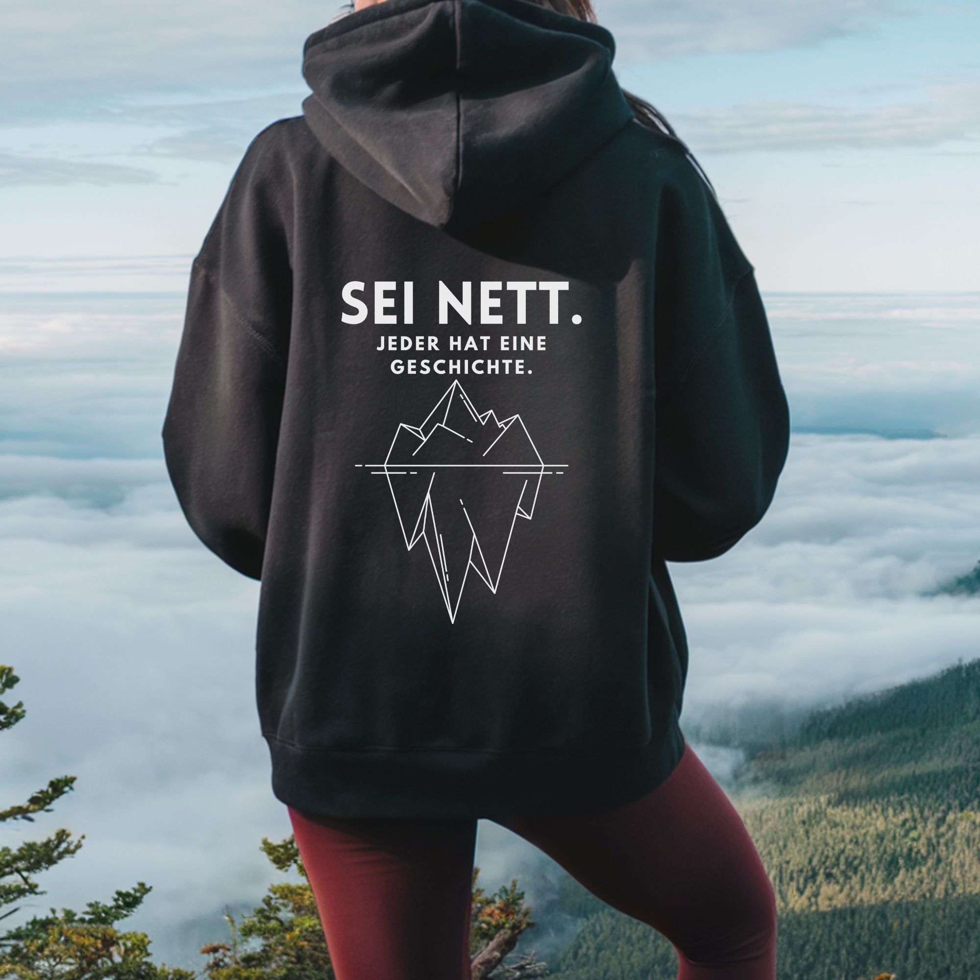 Sei nett - Bio Unisex Hoodie