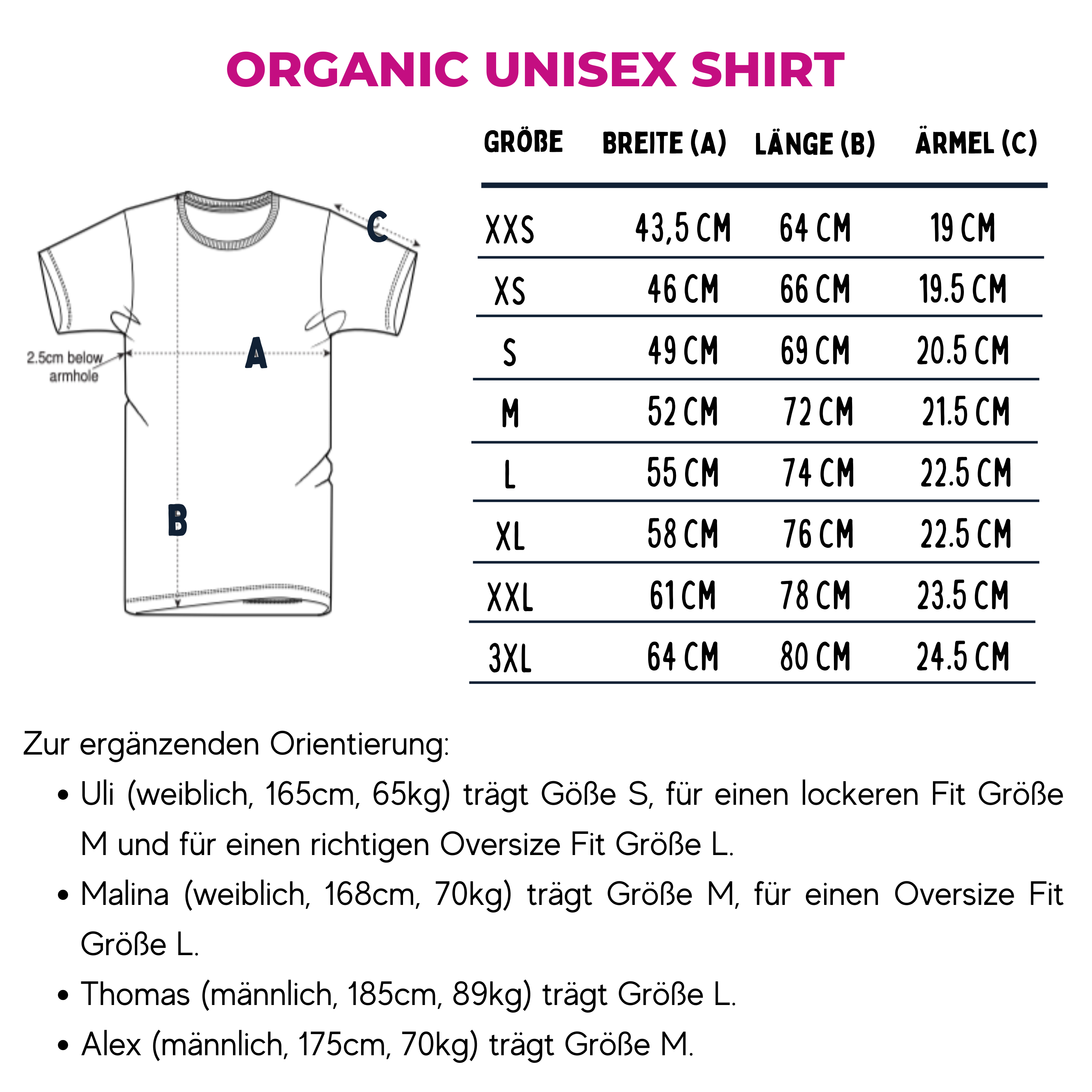 Gelassenheit Bio Unisex T-Shirt