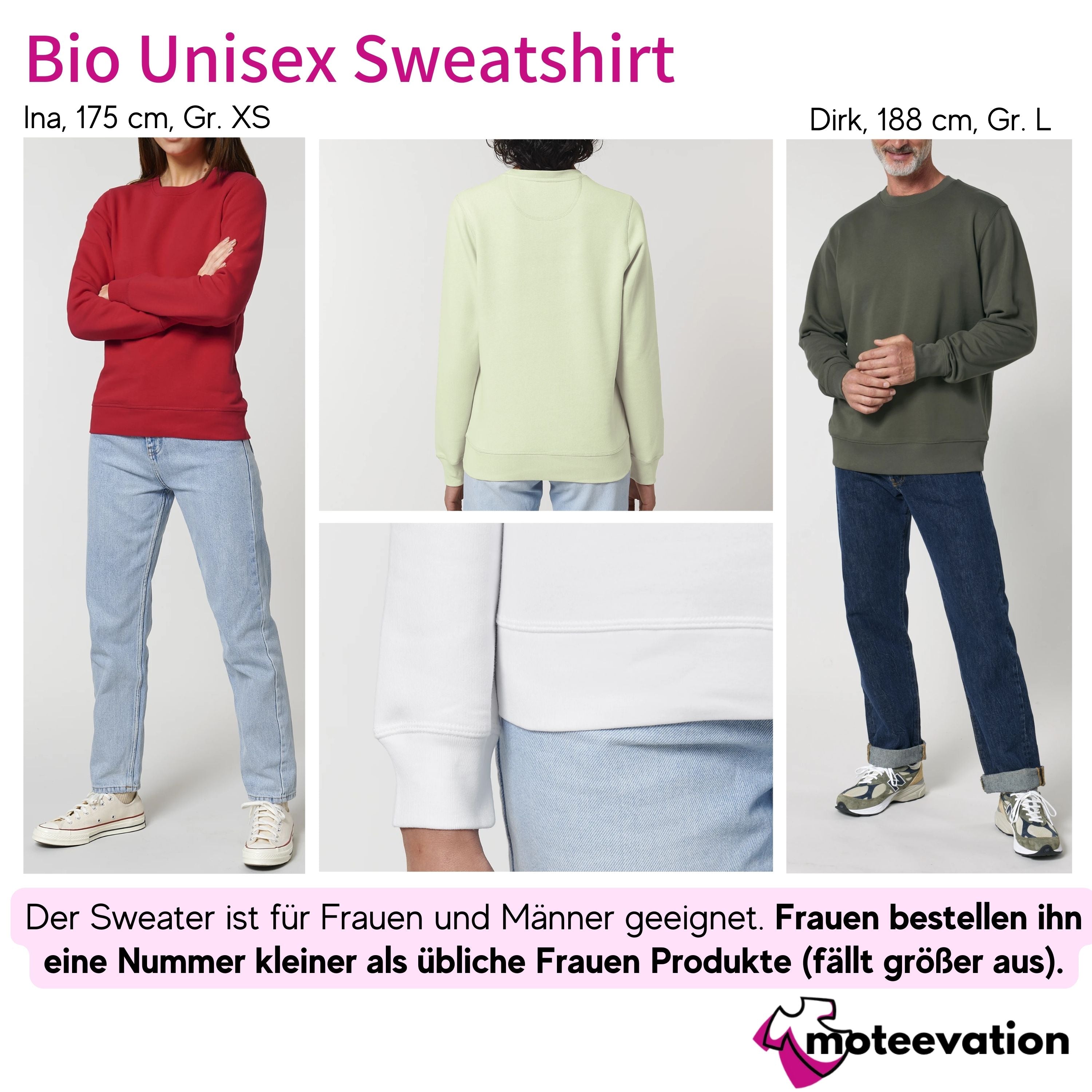 Pass mal auf - Bio Unisex Sweatshirt