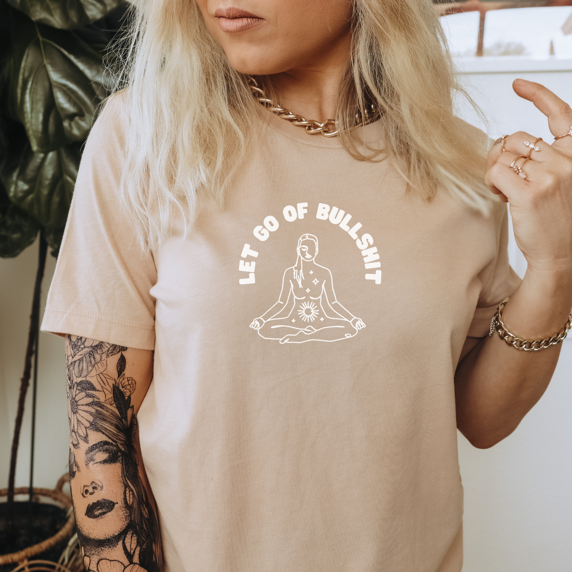 Let go of bullshit Bio Unisex T-Shirt