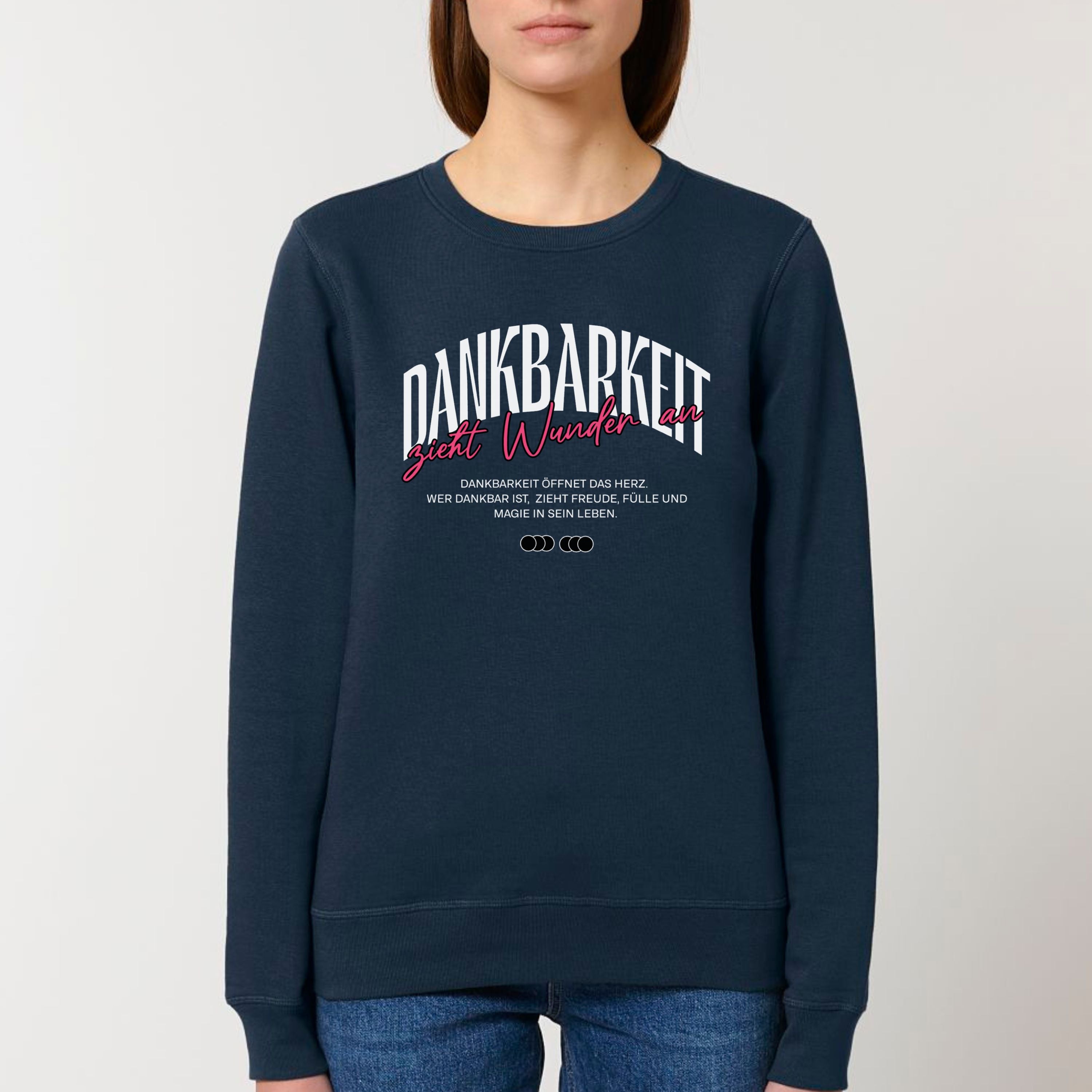 Dankbarkeit zieht Wunder an - Bio Unisex Sweatshirt