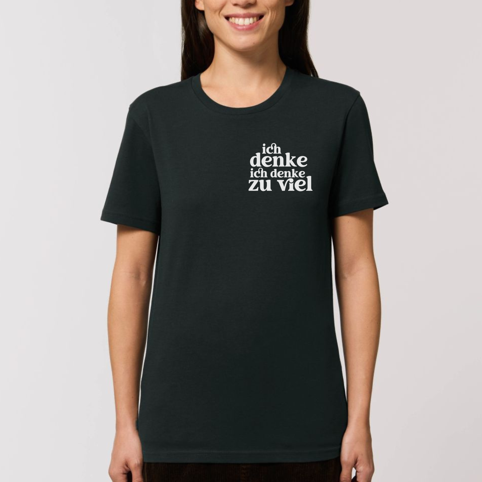 Ich denke ich denke zu viel - Bio Unisex T-Shirt