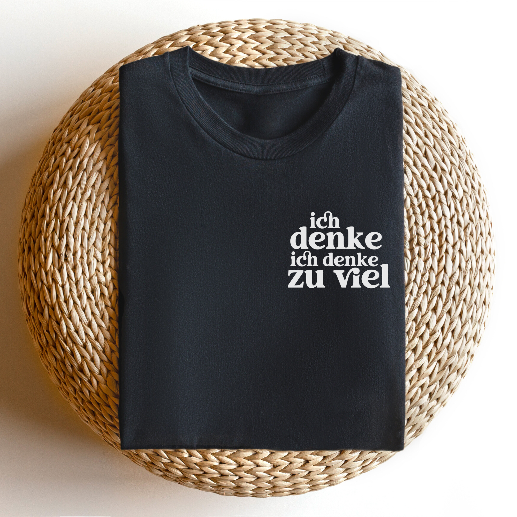 Ich denke ich denke zu viel - Bio Unisex T-Shirt