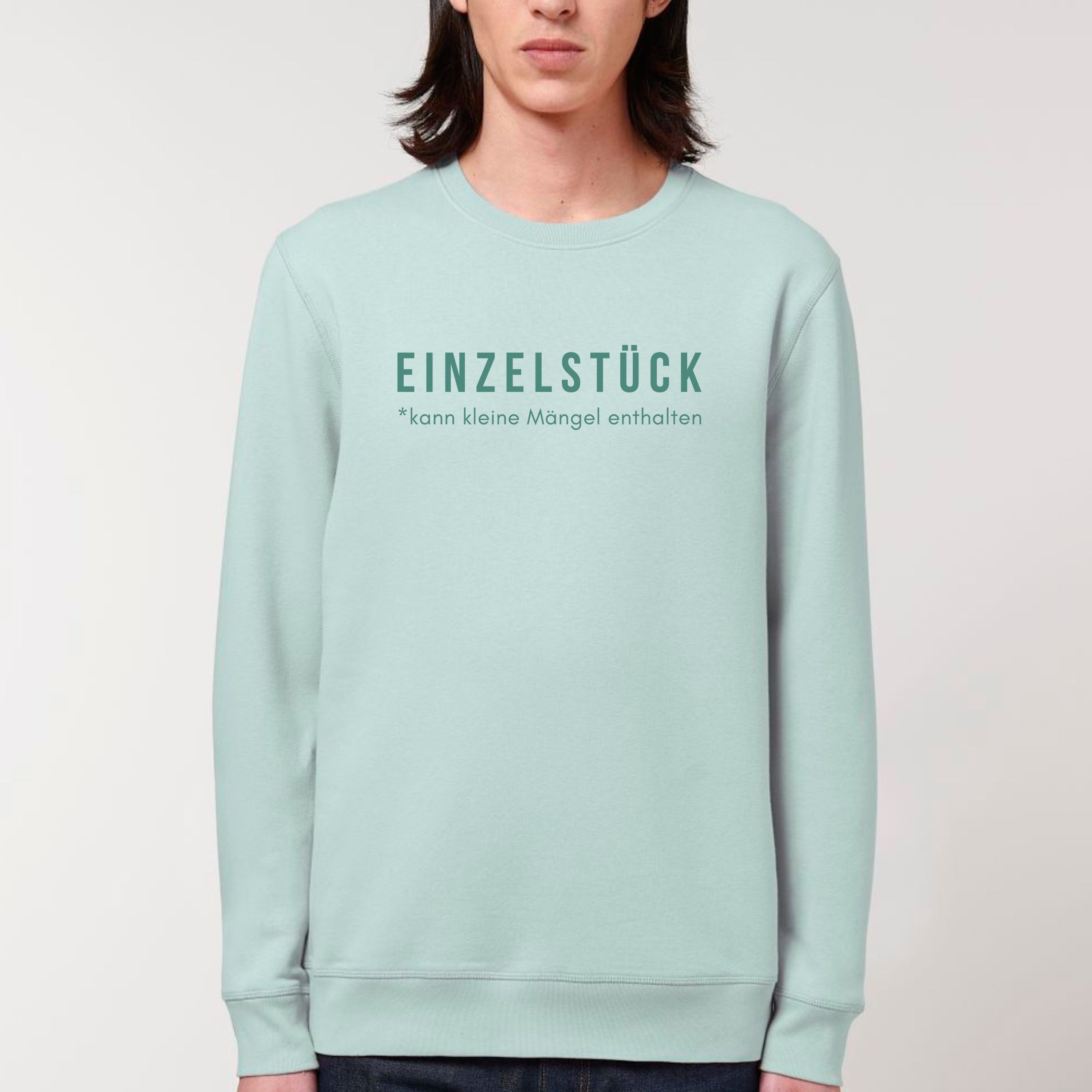 Einzelstück (Monochrom) - Bio Unisex Sweatshirt