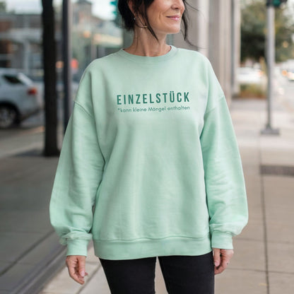 Einzelstück (monochrom) - Bio Unisex Sweatshirt