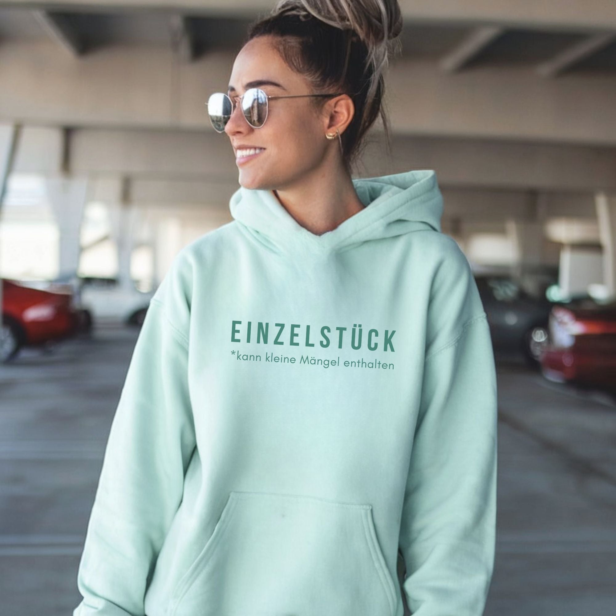 Einzelstück (Monochrom) - Bio Unisex Hoodie