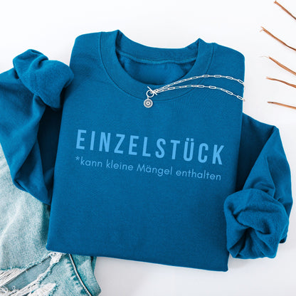 Einzelstück (monochrom) - Bio Unisex Sweatshirt