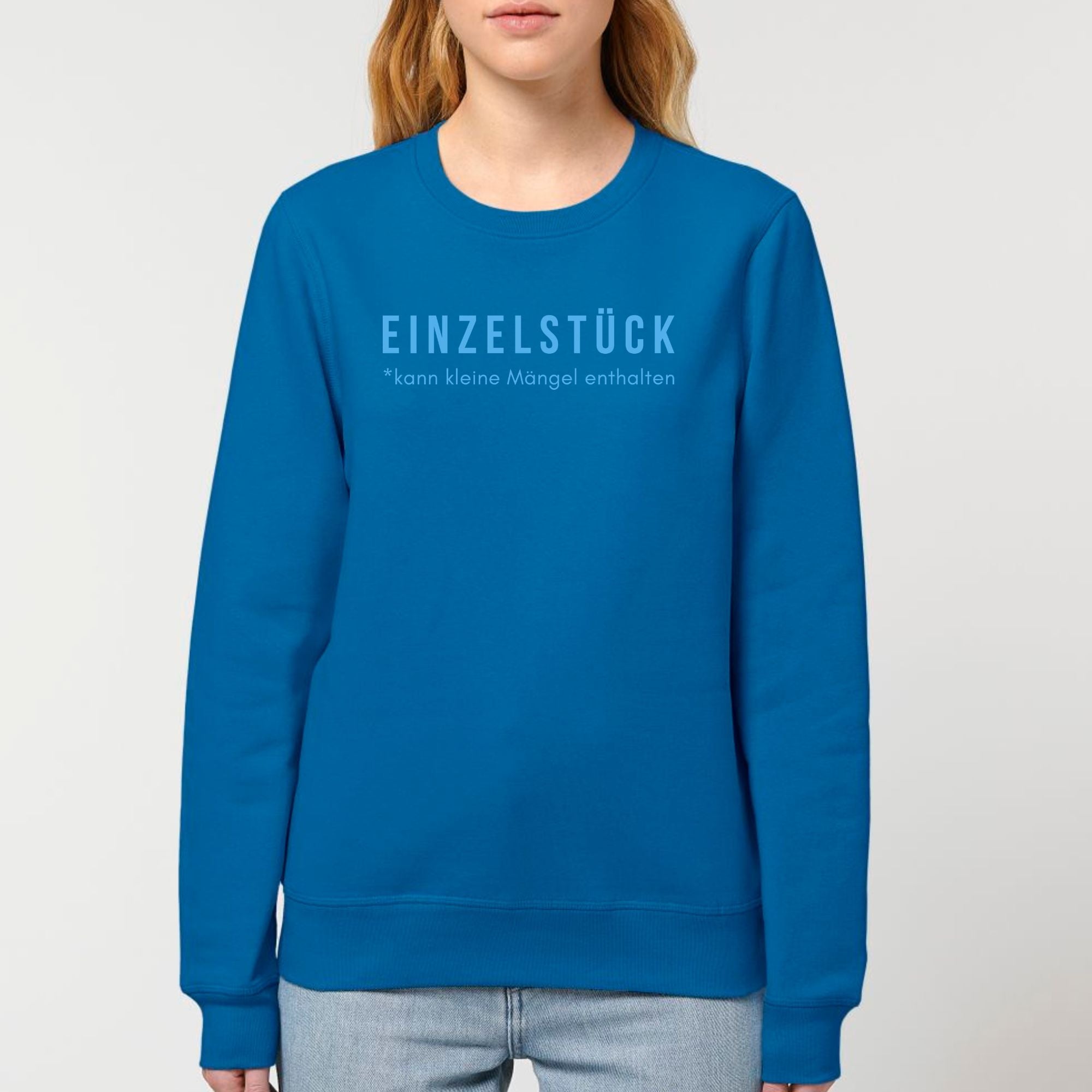 Einzelstück (monochrom) - Bio Unisex Sweatshirt