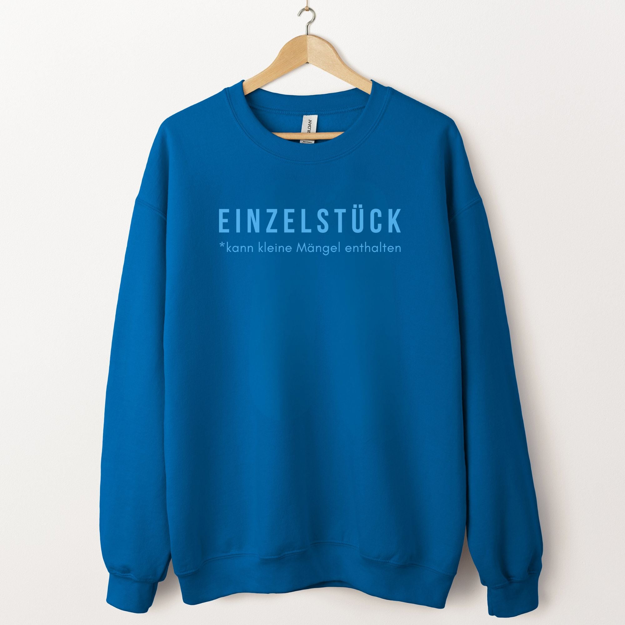 Einzelstück (monochrom) - Bio Unisex Sweatshirt