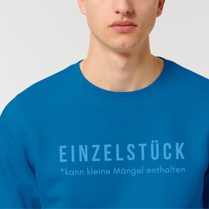 Einzelstück (monochrom) - Bio Unisex Sweatshirt