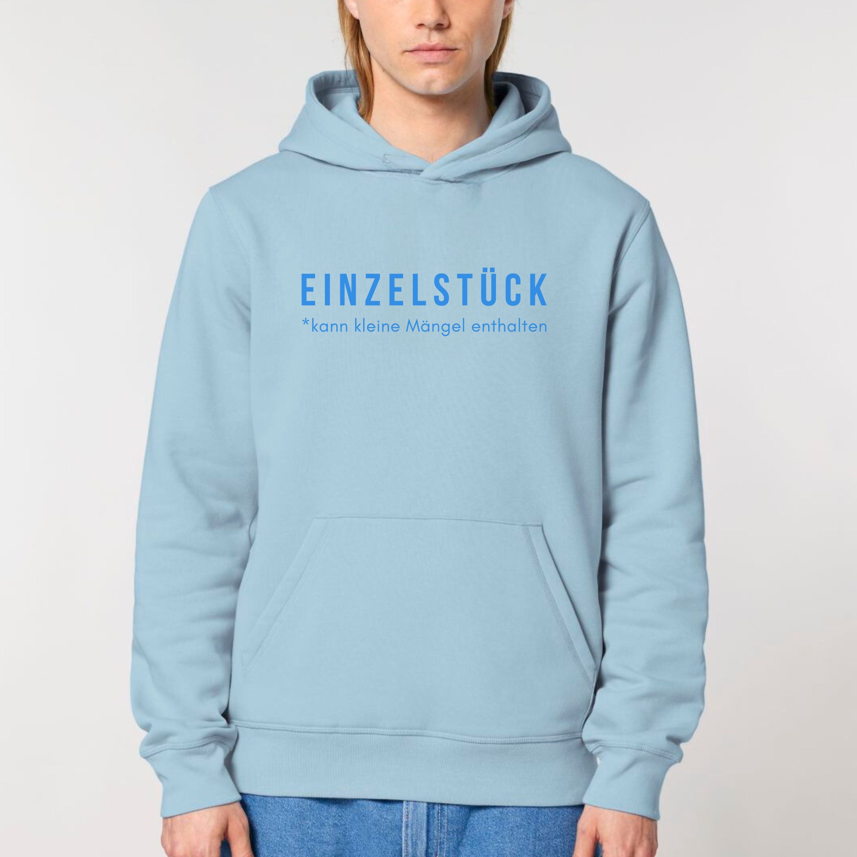 Einzelstück (Monochrom) - Bio Unisex Hoodie