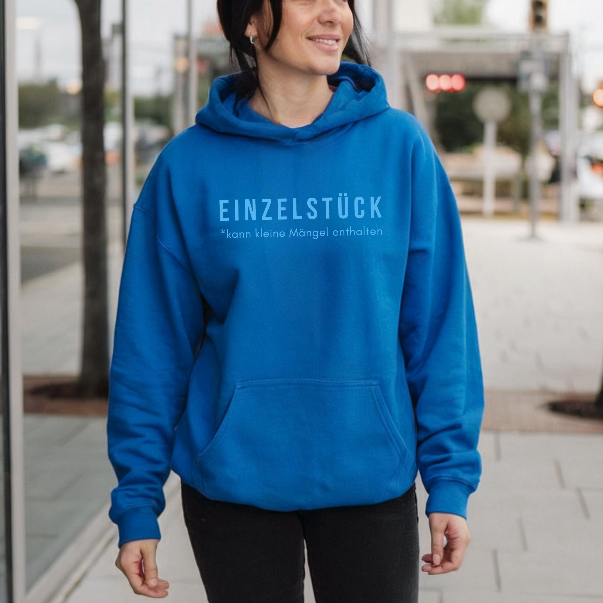 Einzelstück (Monochrom) - Bio Unisex Hoodie