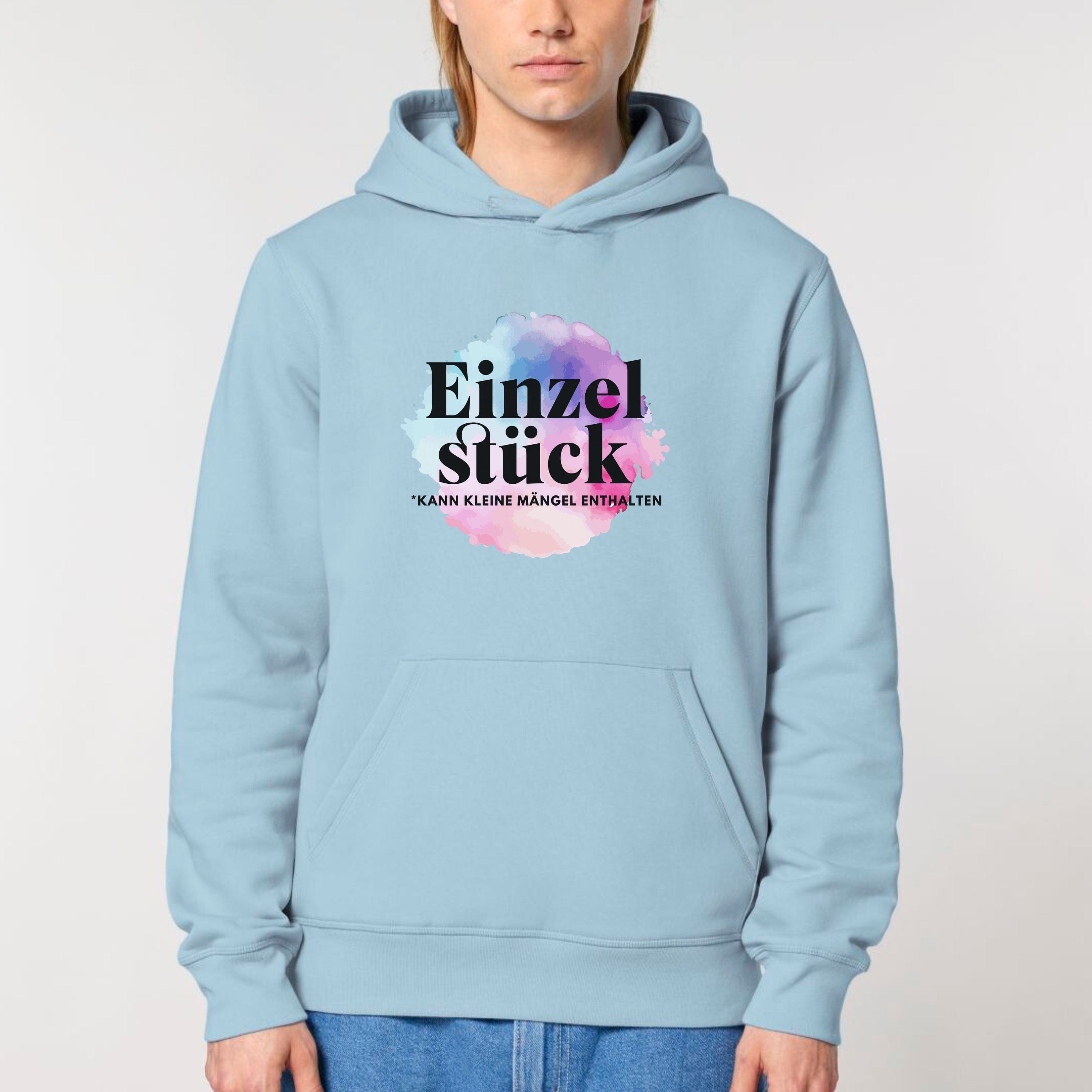 moteevation  Einzelstück (Special Edition 2) - Bio Unisex Hoodie Sky Blue / XS