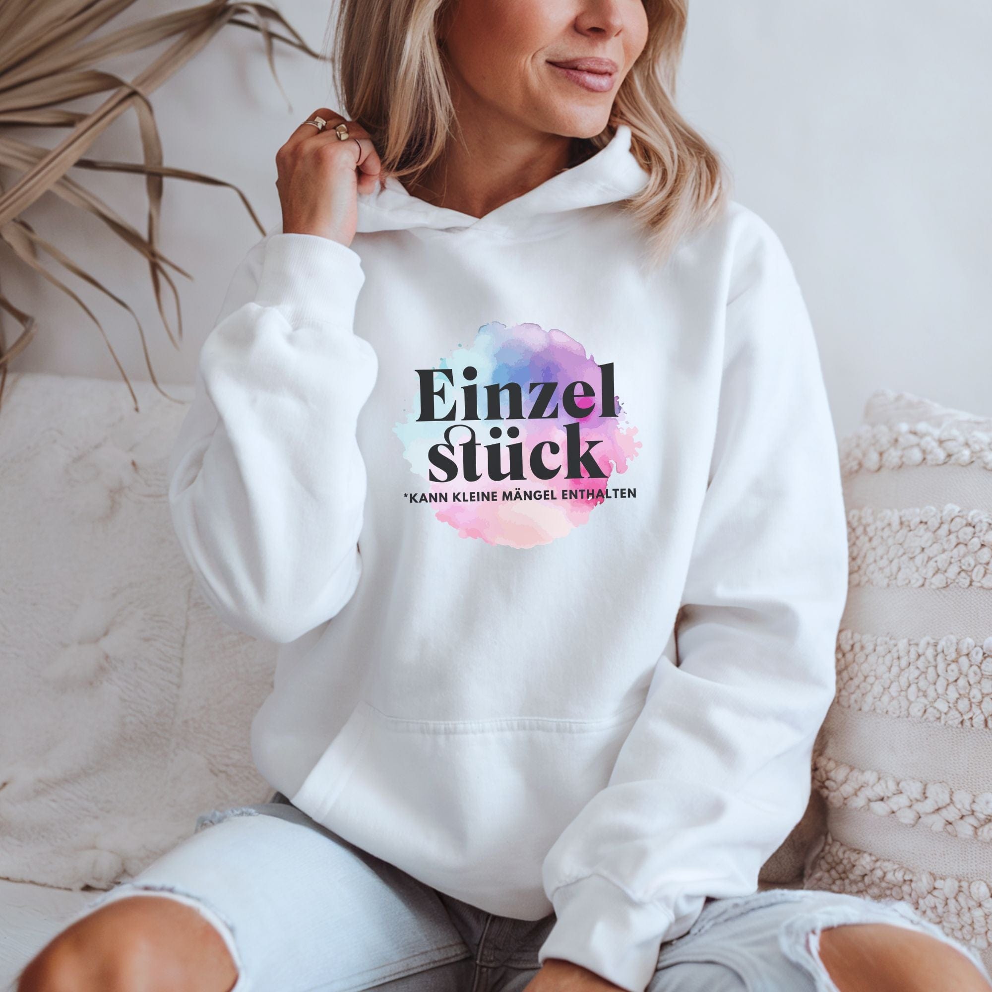 moteevation  Einzelstück (Special Edition 2) - Bio Unisex Hoodie White / XS