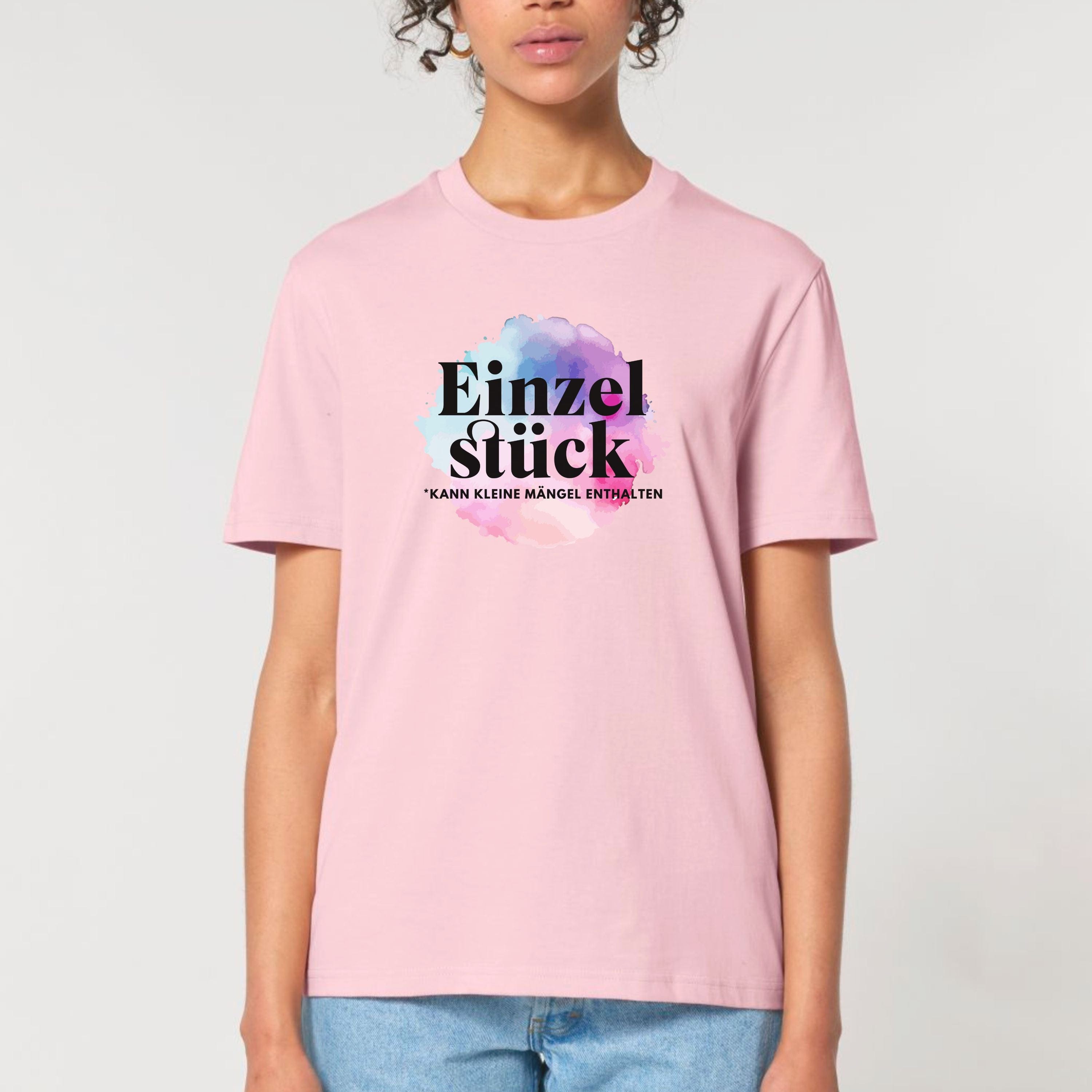 moteevation  Einzelstück (Special Edition 2) - Bio Unisex T-Shirt Cotton Pink / XS