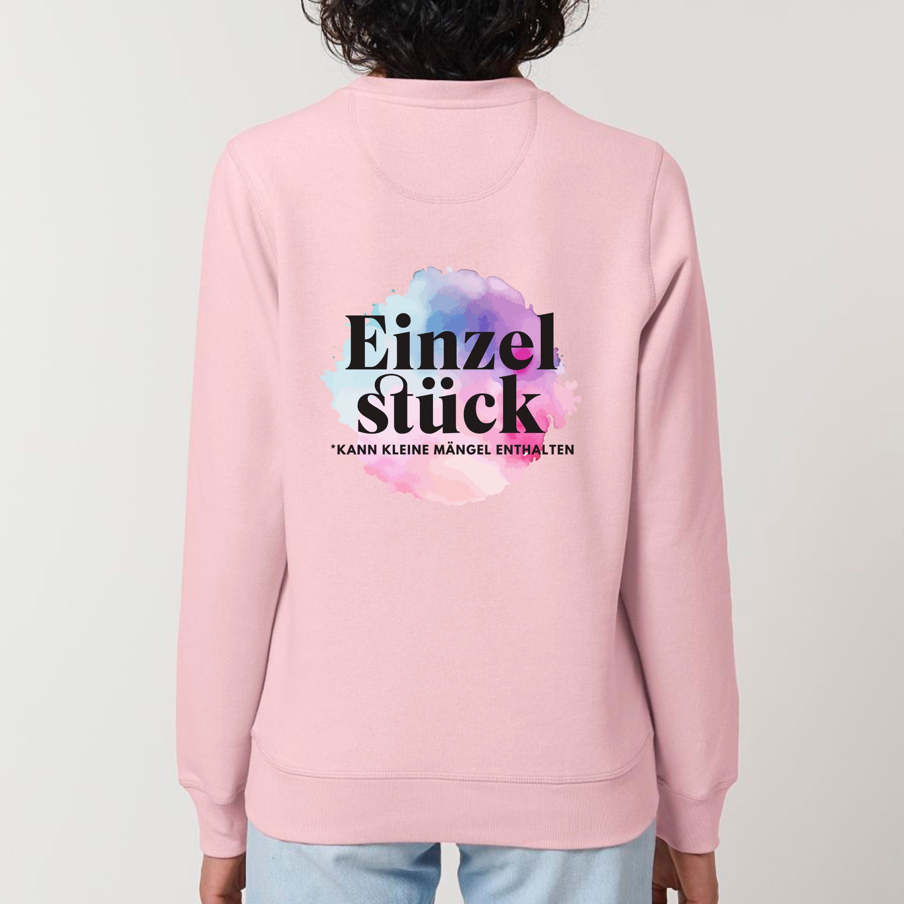 moteevation  Einzelstück (Special Edition 2) - Bio Unisex Sweatshirt Cotton Pink / XS