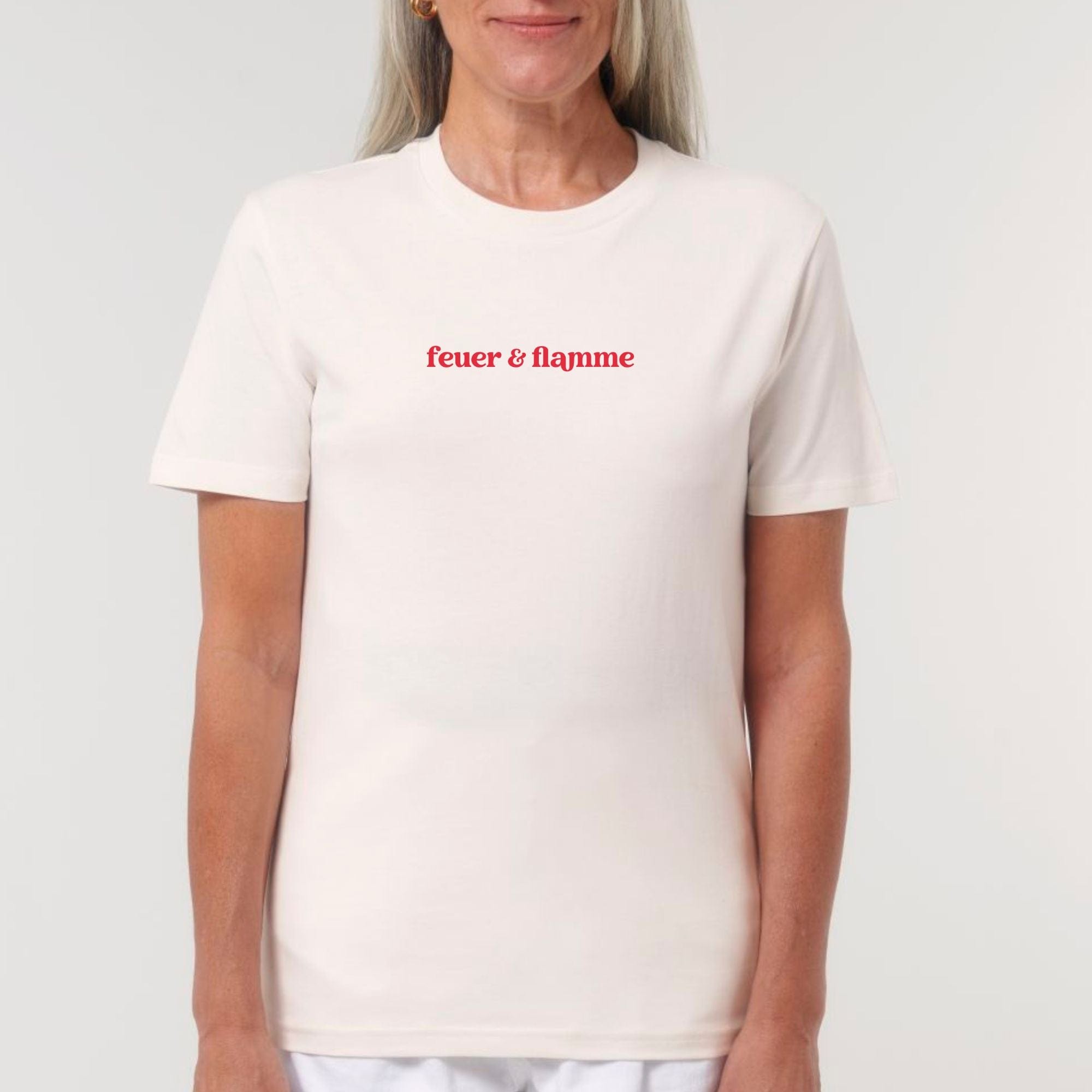 moteevation  Feuer & Flamme - Bio Unisex T-Shirt