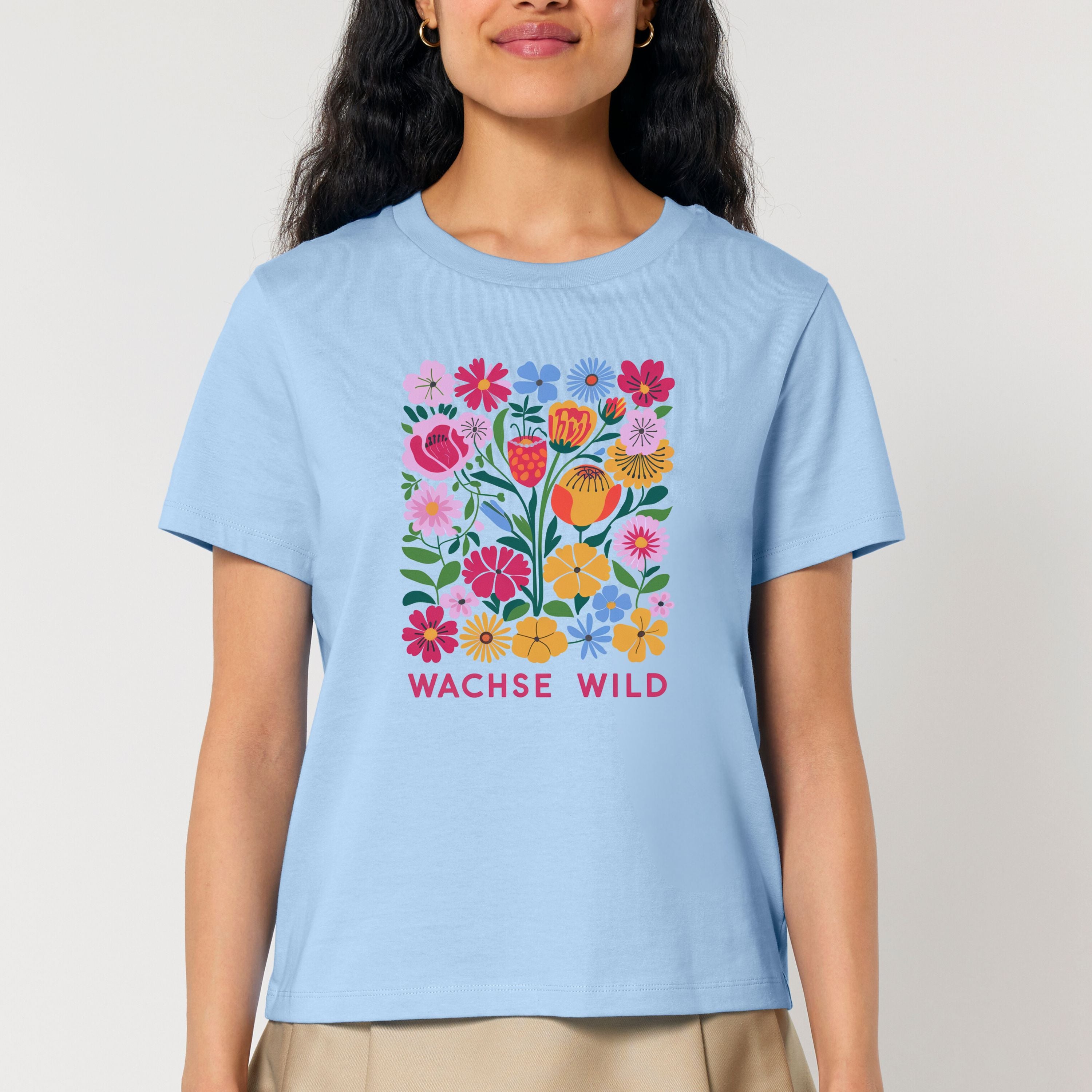 Wachse wild  - Bio Frauen T-Shirt