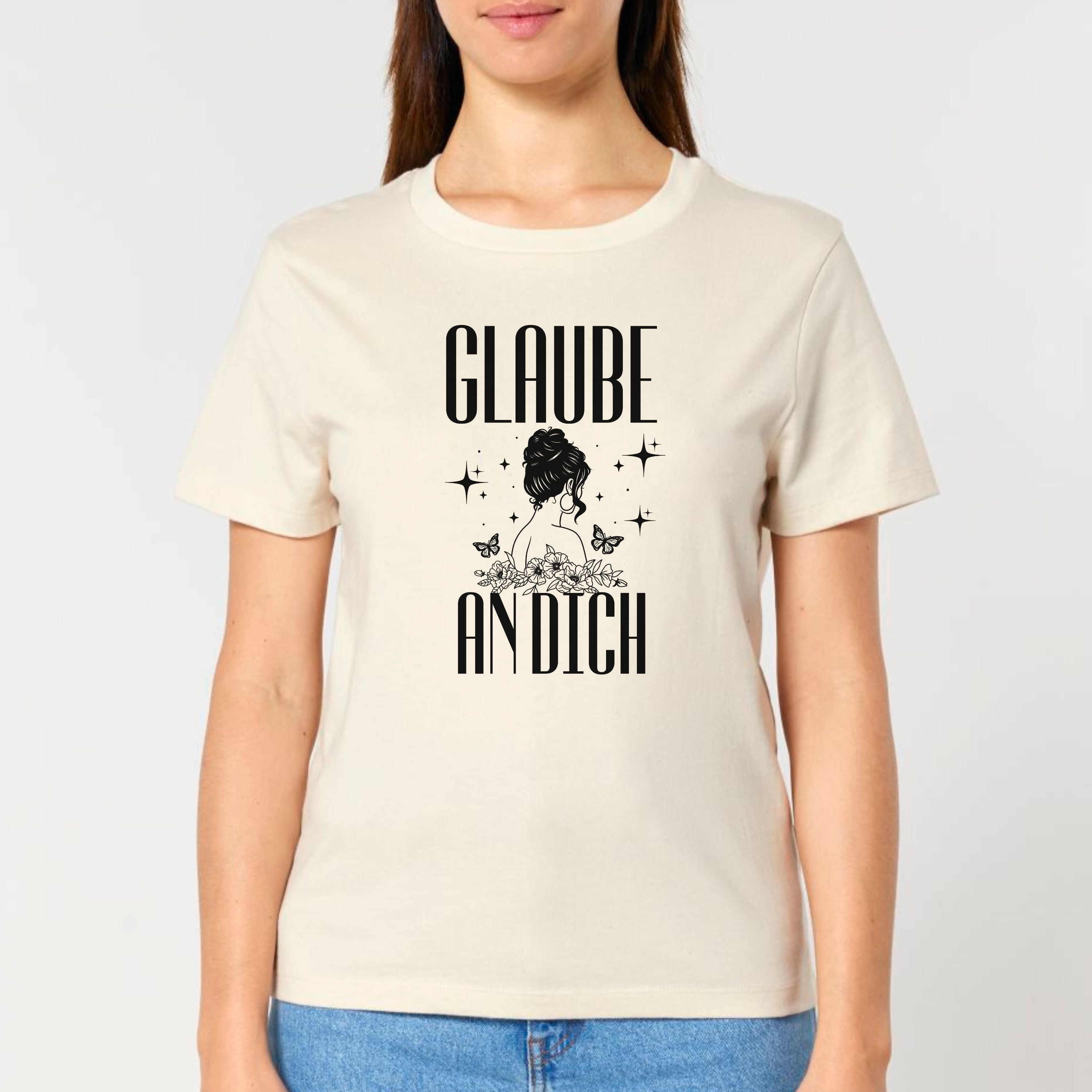 Glaube an dich - Bio Frauen T-Shirt